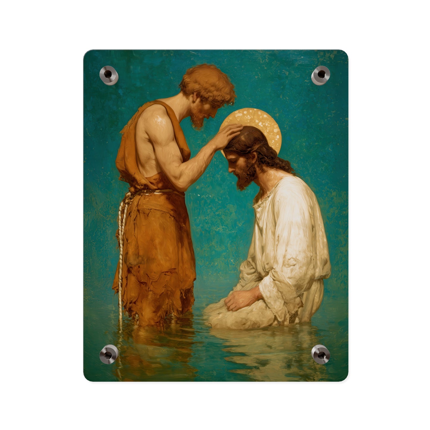 Saint John the Baptist, The Prophet and the Promise - Acrylic Wall Art Panel - Ready to Hang Acrylic Print - Catholic Saint Art