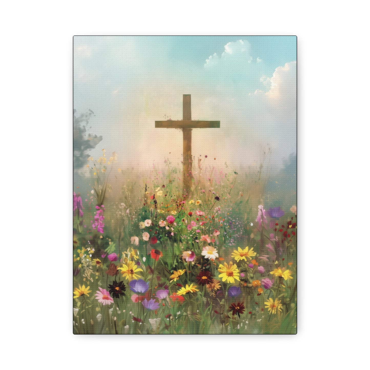 The Cross That Called the Earth to Life - Gallery Wrapped Canvas - Print - Religious Art for your Home - Catholic