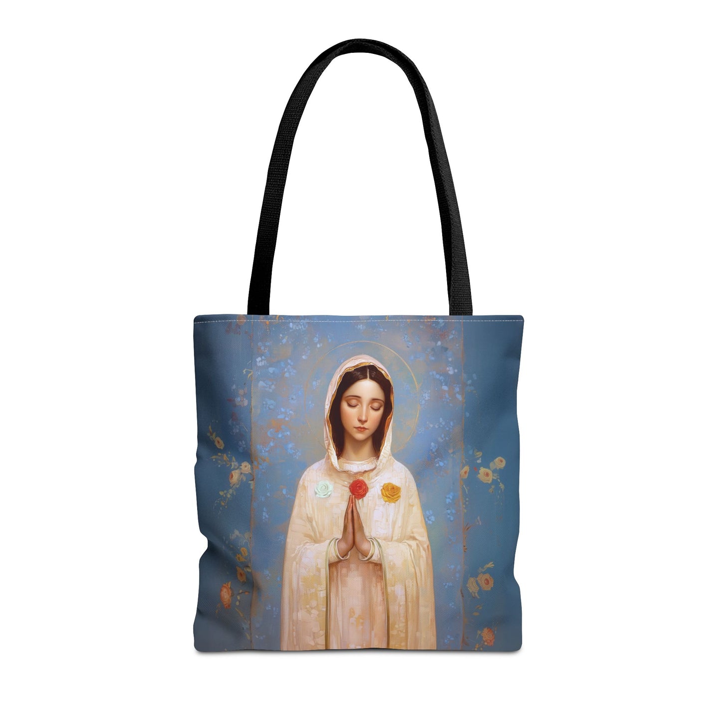 Rosa Mystica - Mystical Rose - Mother Mary - Marian Art - Tote Bag - Large Medium Small Faith Art Bag - Tote Purse