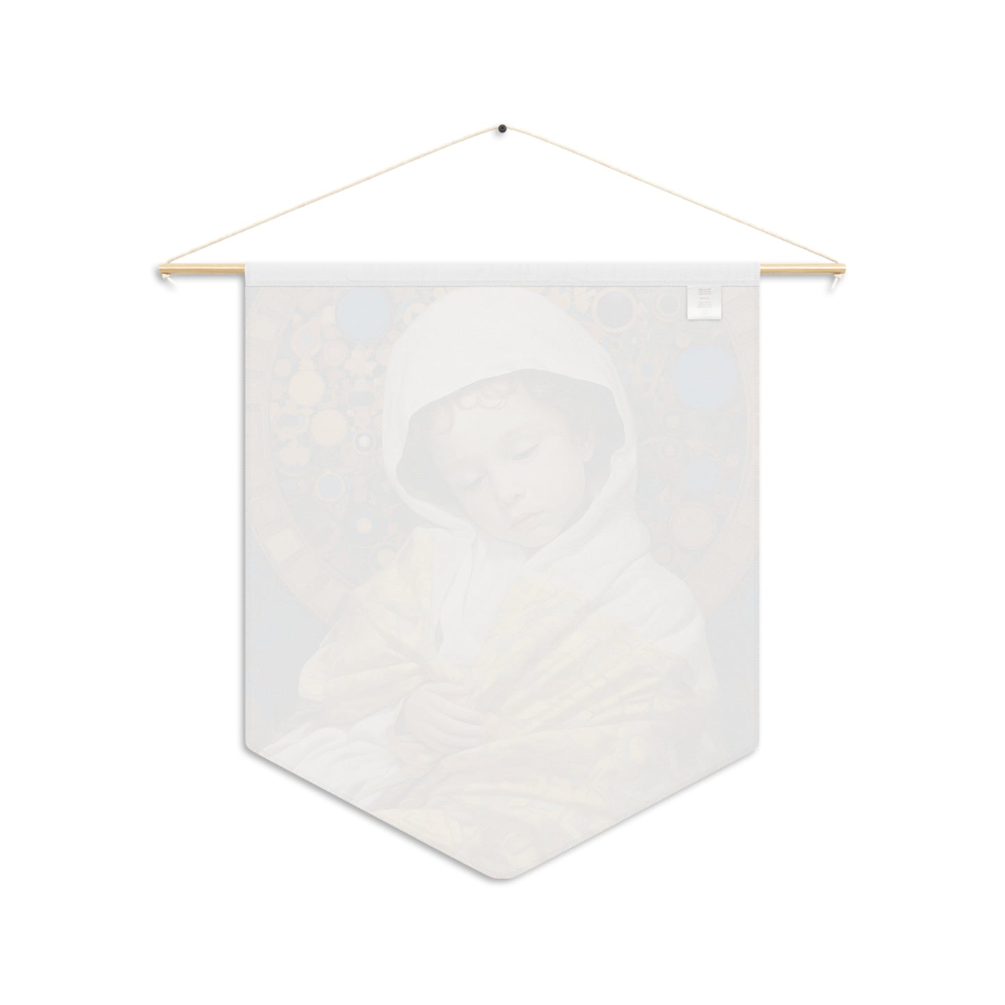 Divine Innocence: The Christ Child Wall Banner / Wall Hanging - Prayer room art - Catholic - Baby Jesus Print - 18" x 21"