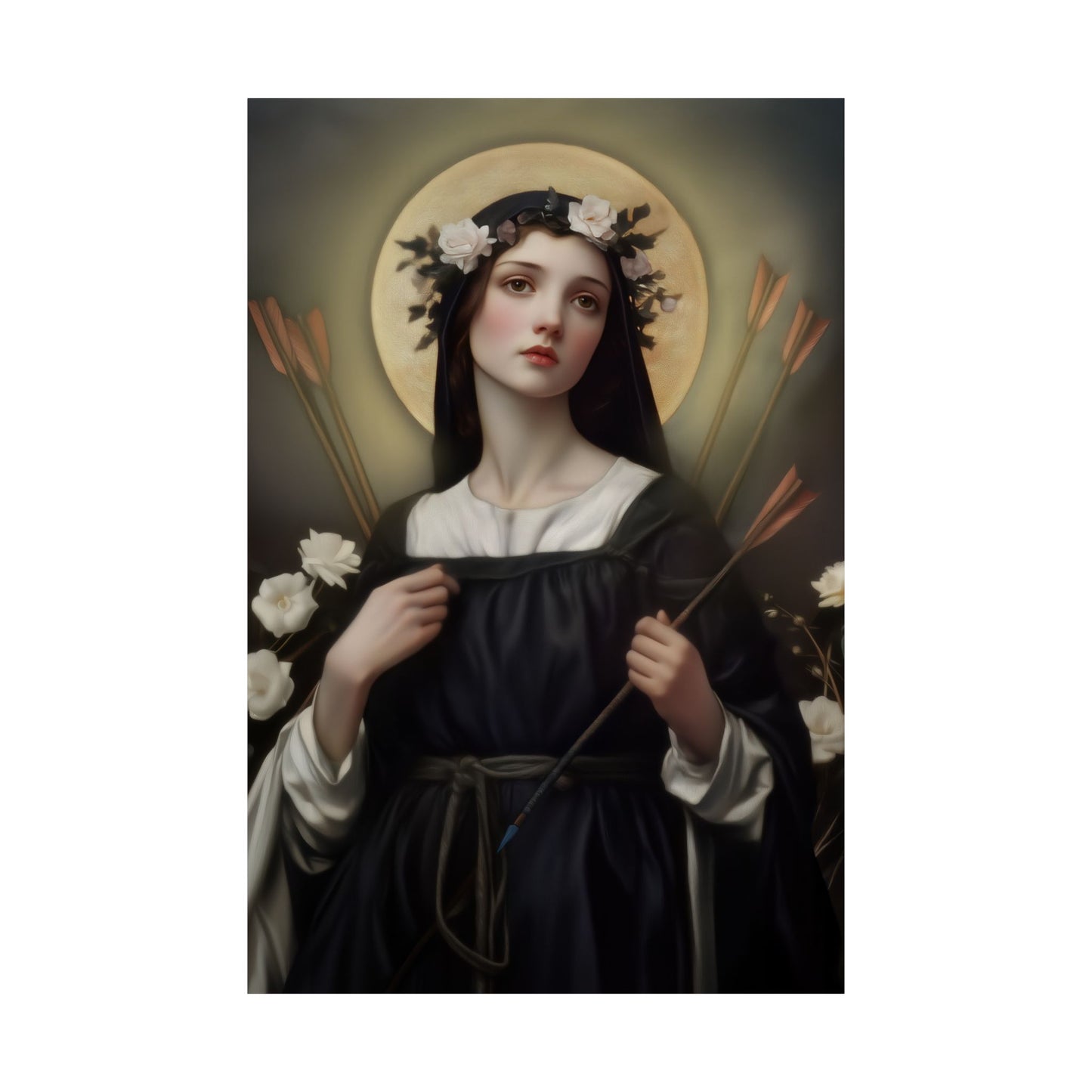 Saint Dorothy of Montau - Sanctified Souls Print - Multiple Sizes - Premium Matte Vertical Posters