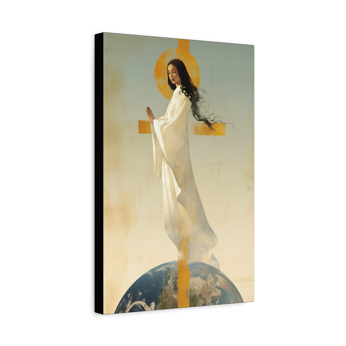 Our Lady of Akita - Mother Mary - Gallery Wrapped Canvas - Print - Religious Art for your Home - Catholic