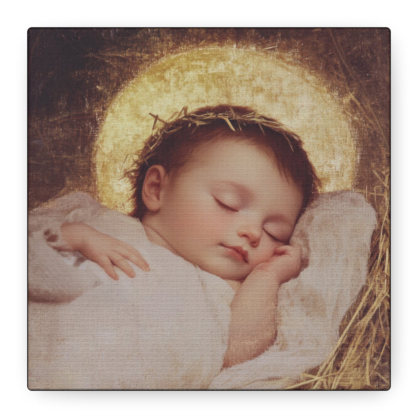 The Christ Child Born Into the Quiet of the World - Gallery Wrapped Canvas - Print - Religious Art for your Home - Catholic Art Print