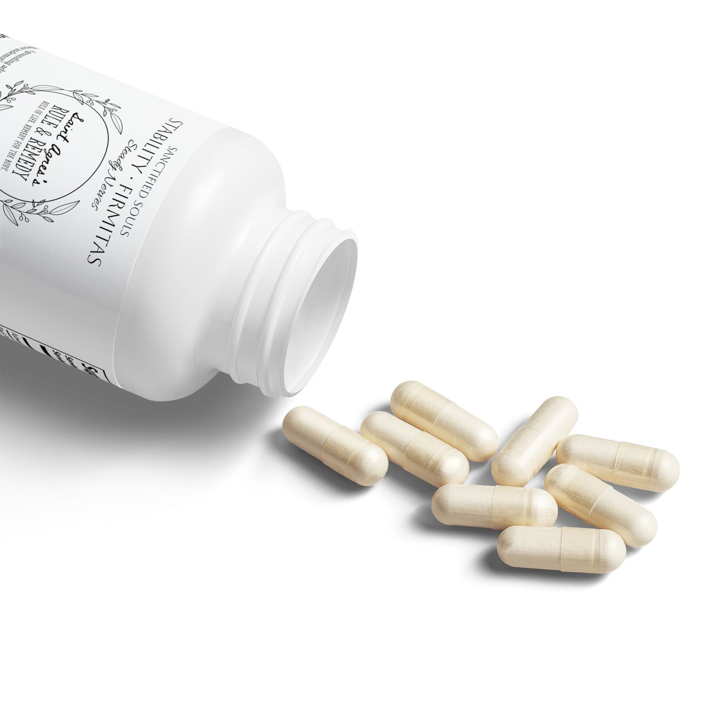 Saint Agnes's Rule & Remedy - Stability · Firmitas - Steady Nerves - Ashwagandha and Black Pepper Supplement (60 capsules)