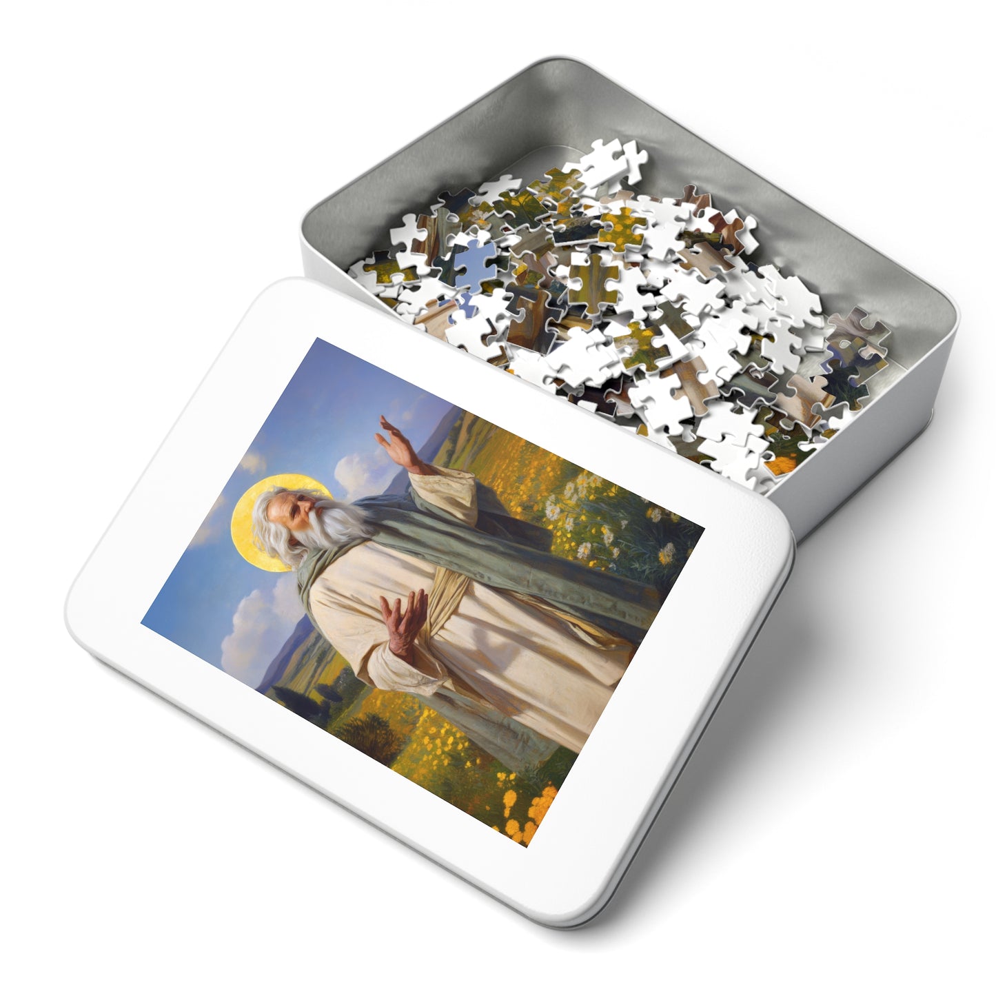 Saint Hilary of Arles - Puzzle & Keepsake Tin - Religious Jigsaw Puzzle (30, 110, 252, 500,1000-Piece)