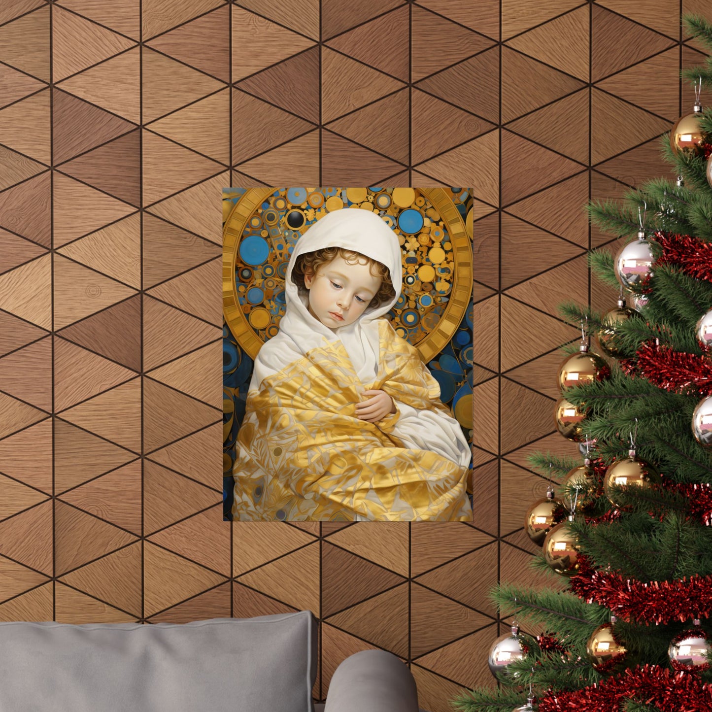 Divine Innocence: The Christ Child - Sanctified Souls Print - Multiple Sizes - Premium Matte Vertical Posters