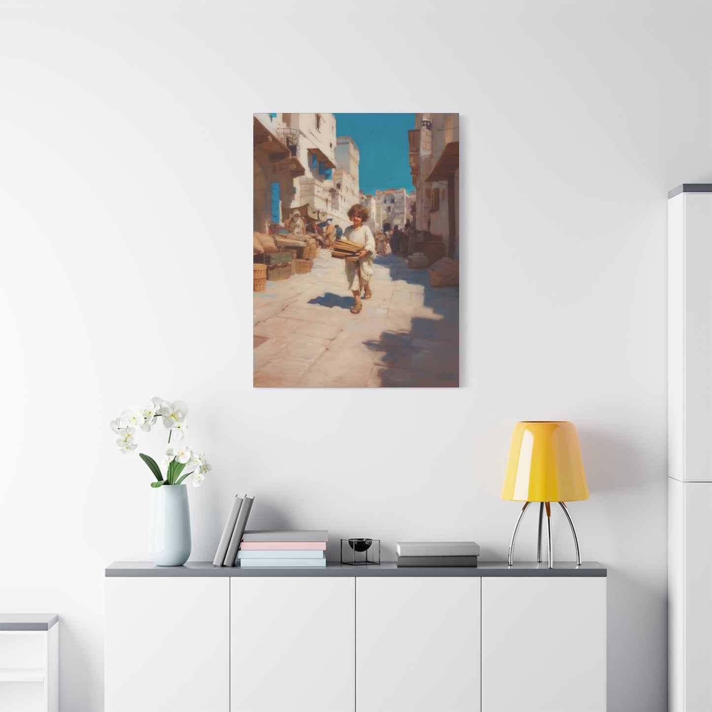 Nazareth and the Hidden Light of Christ - Gallery Wrapped Canvas - Print - Religious Art for your Home - Catholic Art