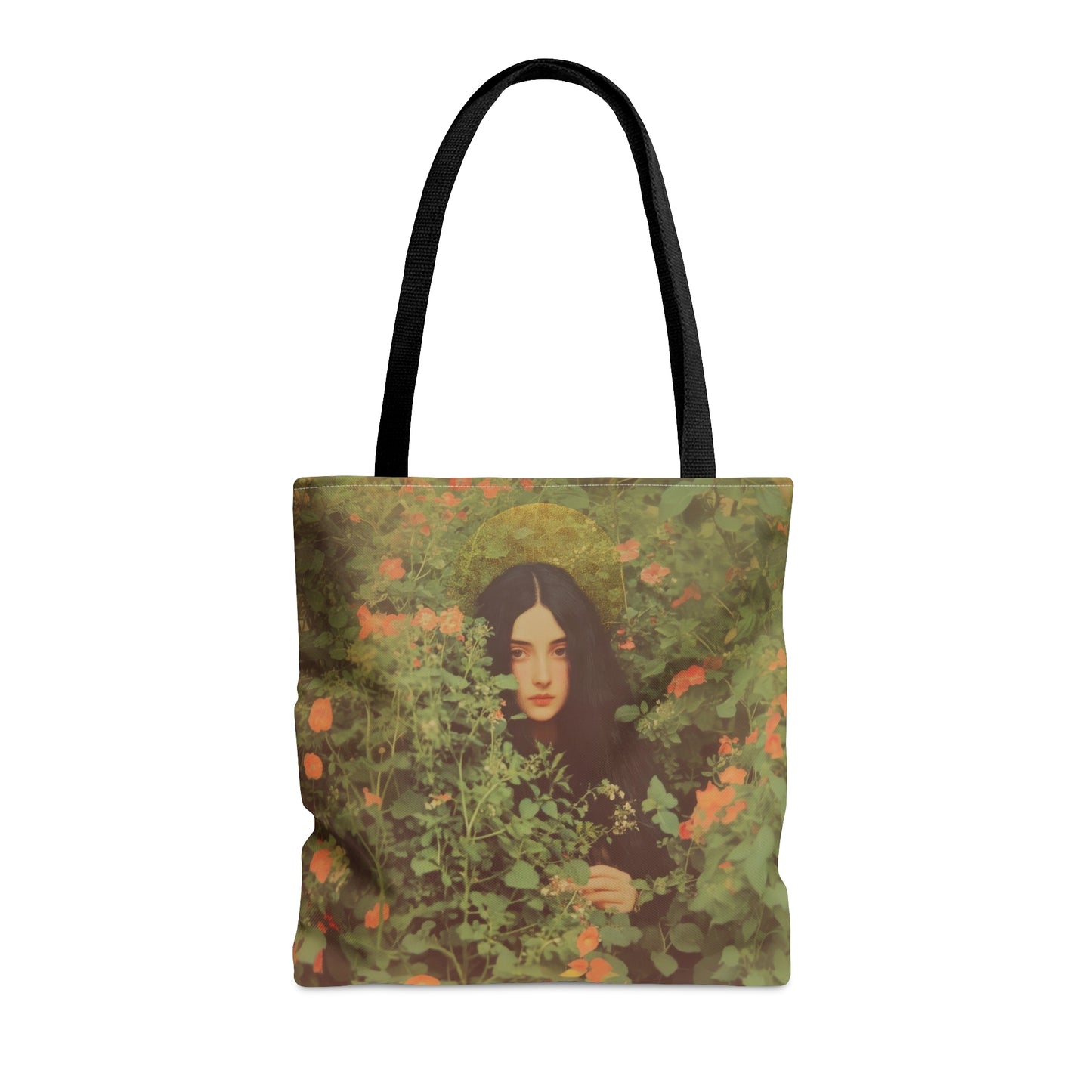 Saint Eve - Tote Bag - Large Medium Small Faith Art Bag - Catholic Faith Purse - Double Sided