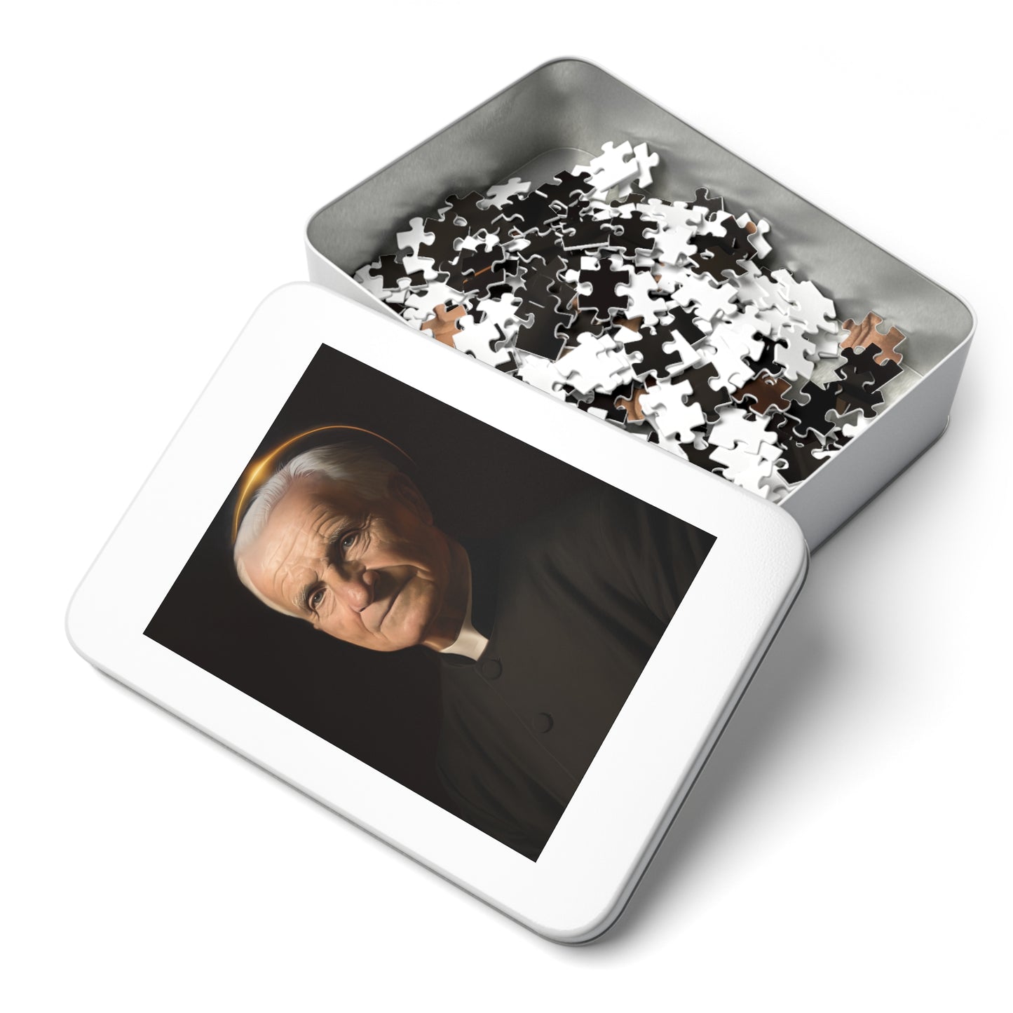 Saint André Bessette - Puzzle and Keepsake Tin - Religious Jigsaw Puzzle (30, 110, 252, 500,1000-Piece) - Religious Puzzle
