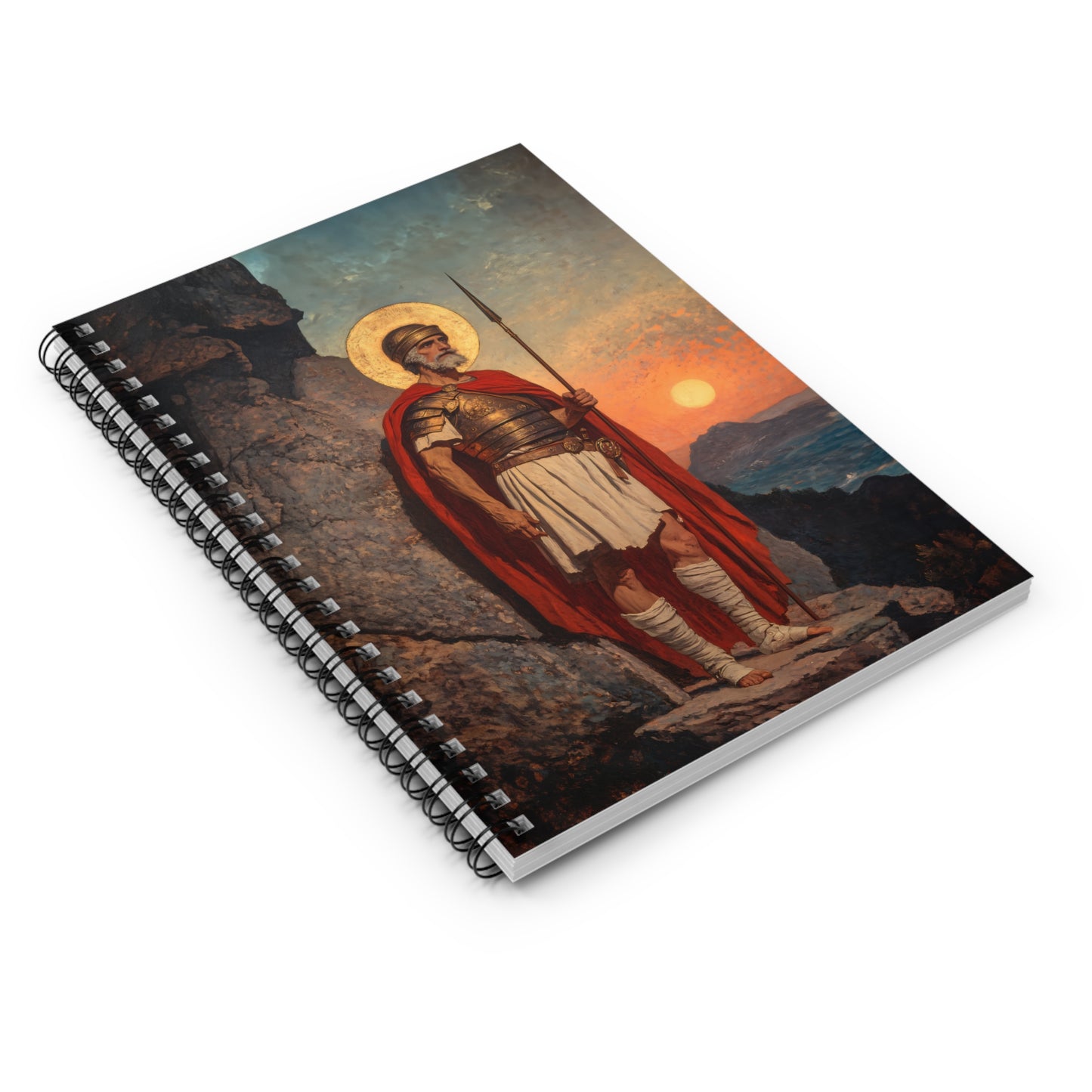 Saint Andrew the Tribune - Sanctified Souls Art - Religious - Spiral Notebook - Ruled - Catholic - Devotional Journal - Journal Diary