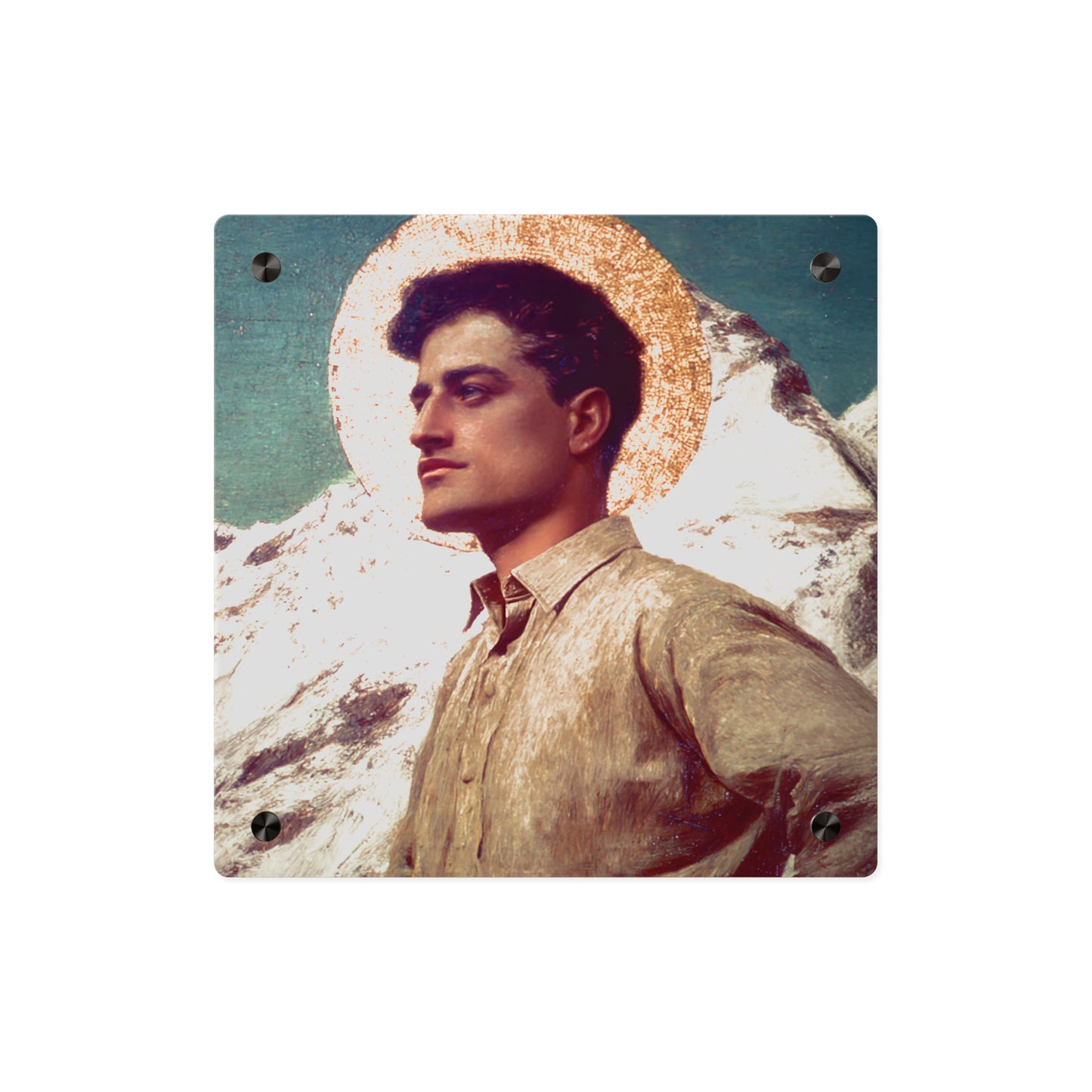 Saint Pier Giorgio Frassati Wall Art Panel - Ready to Hang Acrylic Print - Catholic Saint Art - Patron Saint Print - No Frame needed