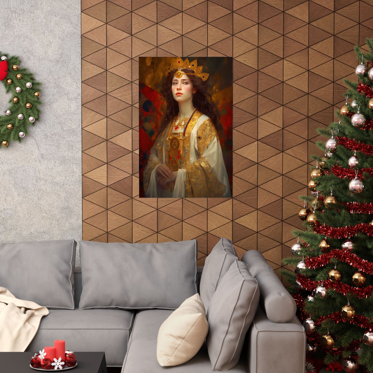 Saint Barbara - Sanctified Souls Print - Multiple Sizes - Premium Matte Vertical Posters
