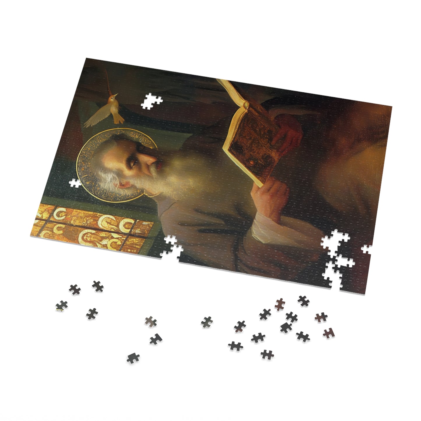 Saint Issac of Armenia - Puzzle and Keepsake Tin - Religious (30, 110, 252, 500,1000) - Religious Puzzle - Gifts for Catholic Families