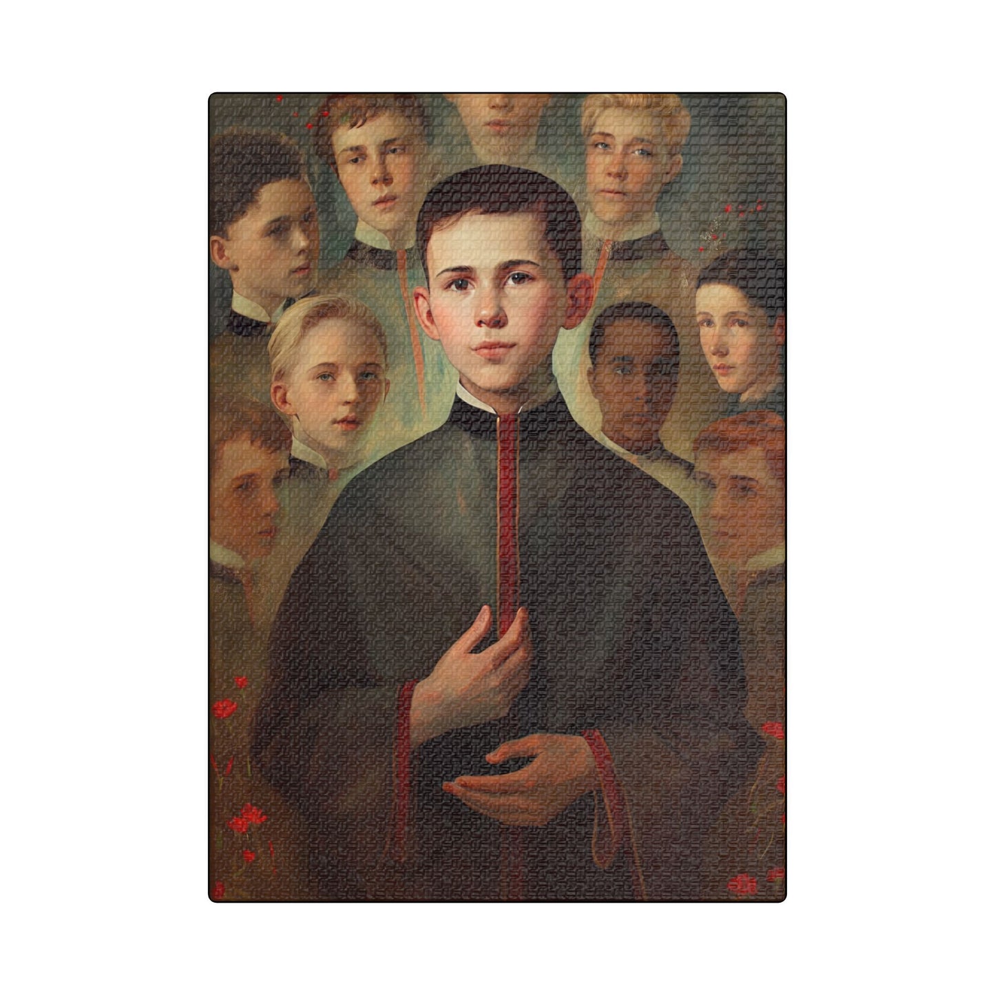 Saint John Berchmans Canvas Print - Multiple Sizes - Catholic Home art - Museum Wrapped Canvas - Sanctified Souls Print
