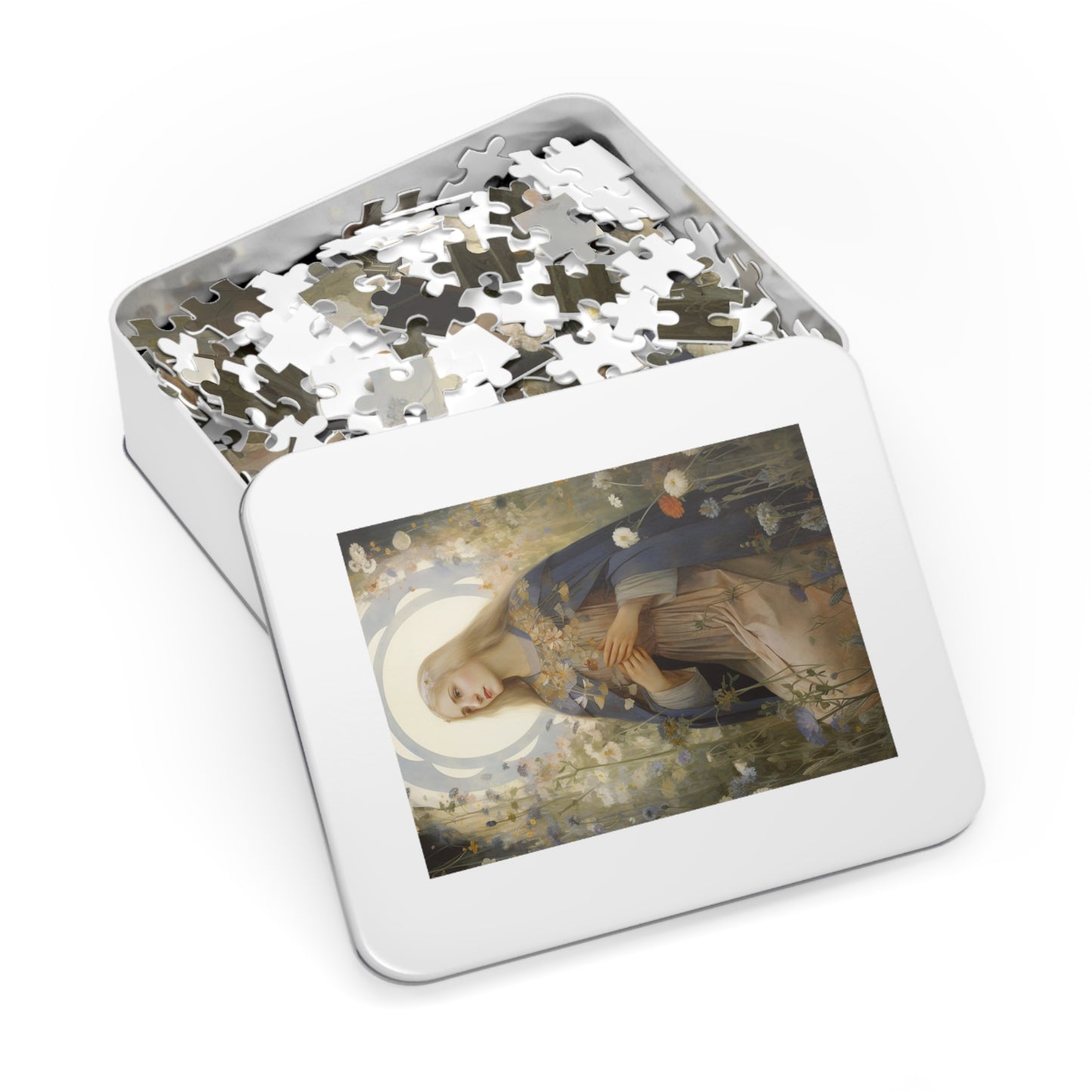 Saint Hildegarde - Puzzle and Keepsake Tin - Religious Jigsaw Puzzle (30, 110, 252, 500,1000-Piece) - Religious Puzzle