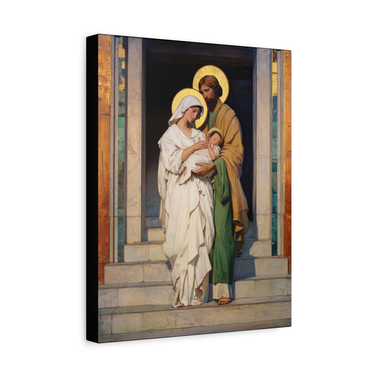 The Feast of the Presentation of the Lord - Holy Family - Gallery Wrapped Canvas - Print - Religious Art for your Home - Catholic art print - prayer room art