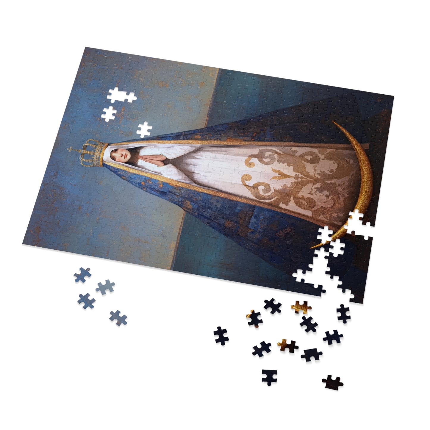 Virgin de Valle - Mother Mary  - Virgin of the Valley - Marian Art - Puzzle - Keepsake Tin - Jigsaw Puzzle (30, 110, 252, 500,1000-Piece)