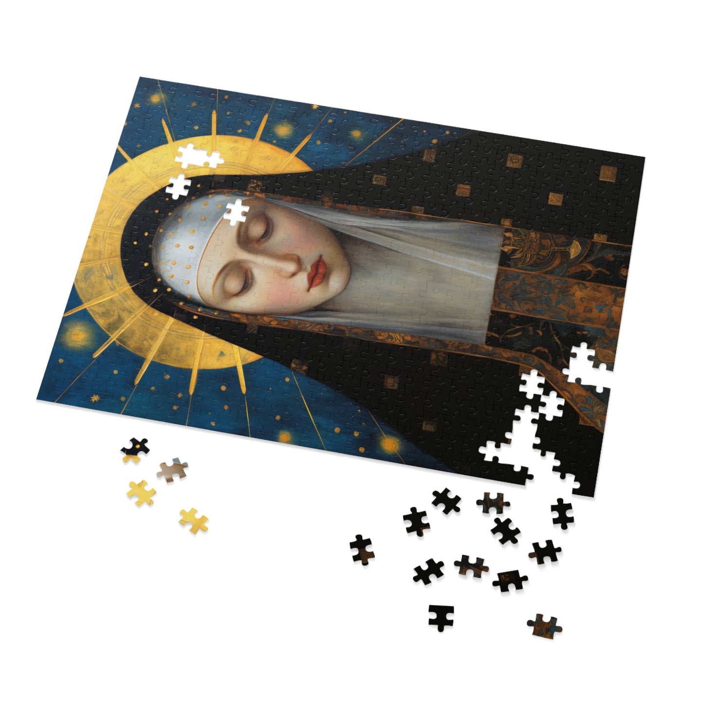 Saint Bridget of Sweden - Puzzle and Keepsake Tin - Religious Jigsaw Puzzle (30, 110, 252, 500,1000-Piece) - Religious Puzzle