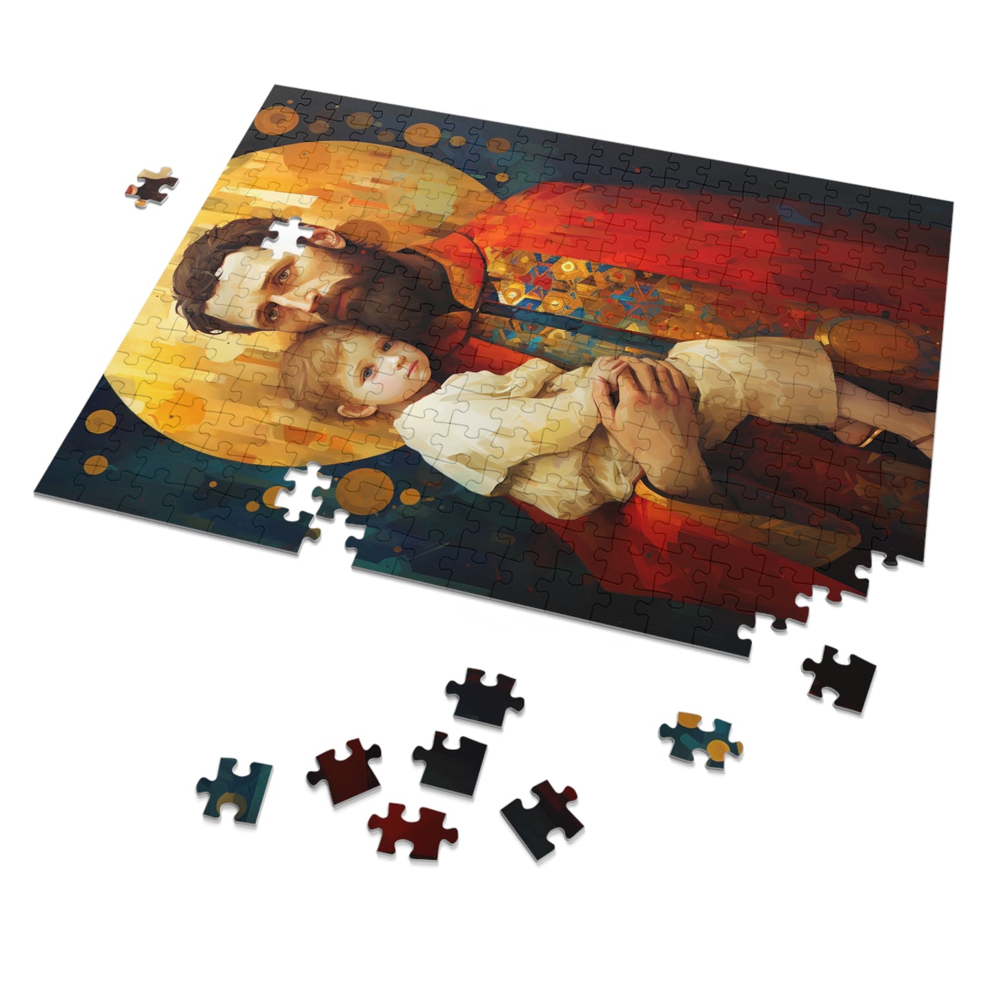Saint Christopher - Puzzle and Keepsake Tin - Religious Jigsaw Puzzle (30, 110, 252, 500,1000-Piece) - Religious Puzzle