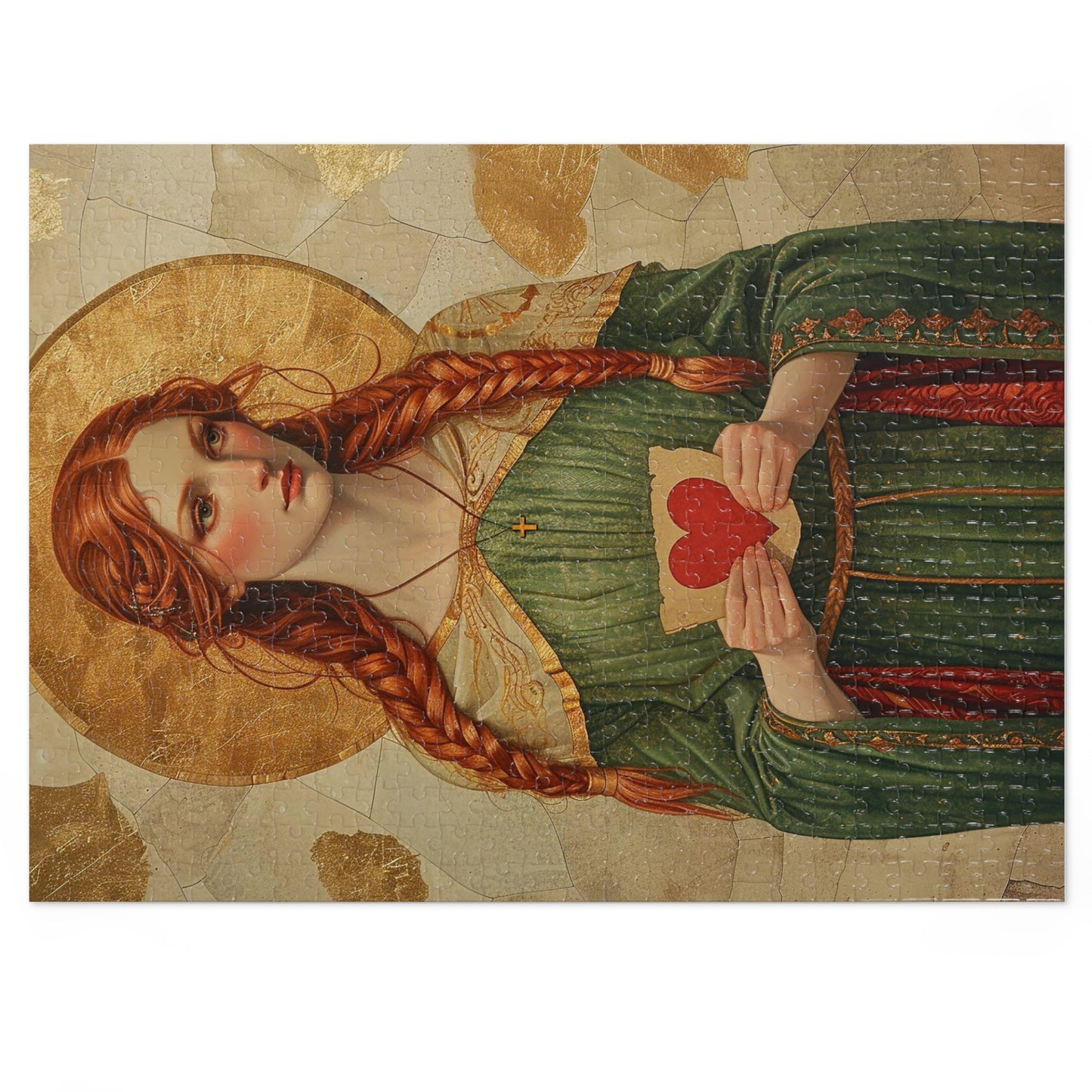 Saint Dwynwen - Puzzle and Keepsake Tin - Religious Jigsaw Puzzle (30, 110, 252, 500,1000-Piece) - Religious Puzzle