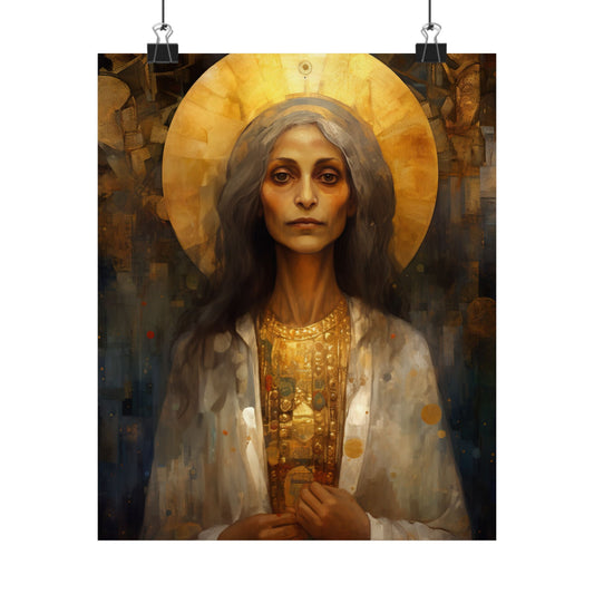 Saint Mary of Egypt Print - Sanctified Souls Print - Multiple Sizes - Premium Matte Vertical Posters