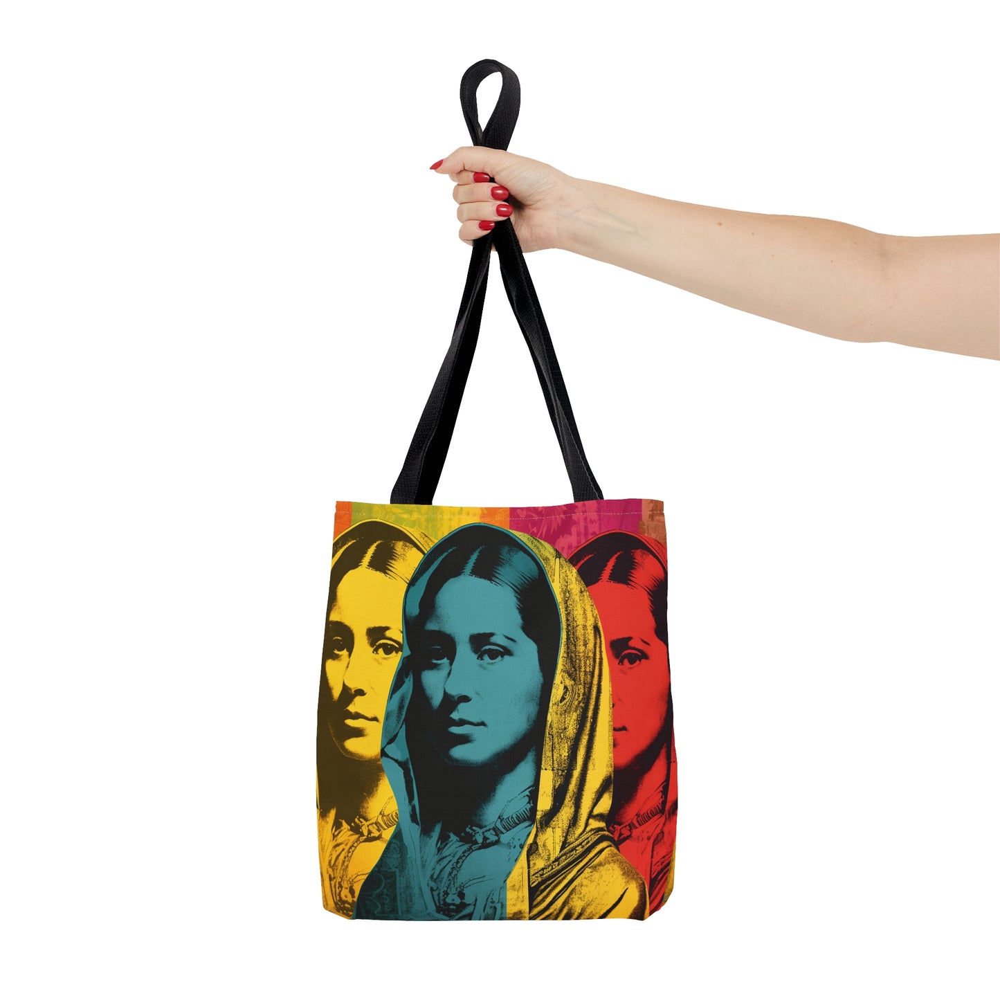 Our Lady of Guadalupe Tote Bag - Catholic faith inspired carry-all purse - day to day bag