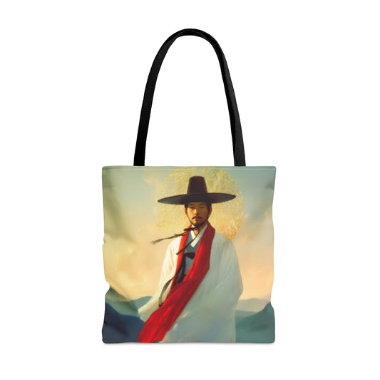 Saint Andrew Kim Taegon - Tote Bag - Large Medium Small Faith Art Bag - Bible Study Faith Purse - Double Sided Prayer Tote - Catholic Saint