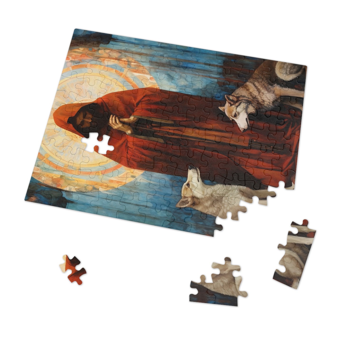 Saint Aibhe - Puzzle and Keepsake Tin - Religious Jigsaw Puzzle (30, 110, 252, 500,1000-Piece) - Religious Puzzle