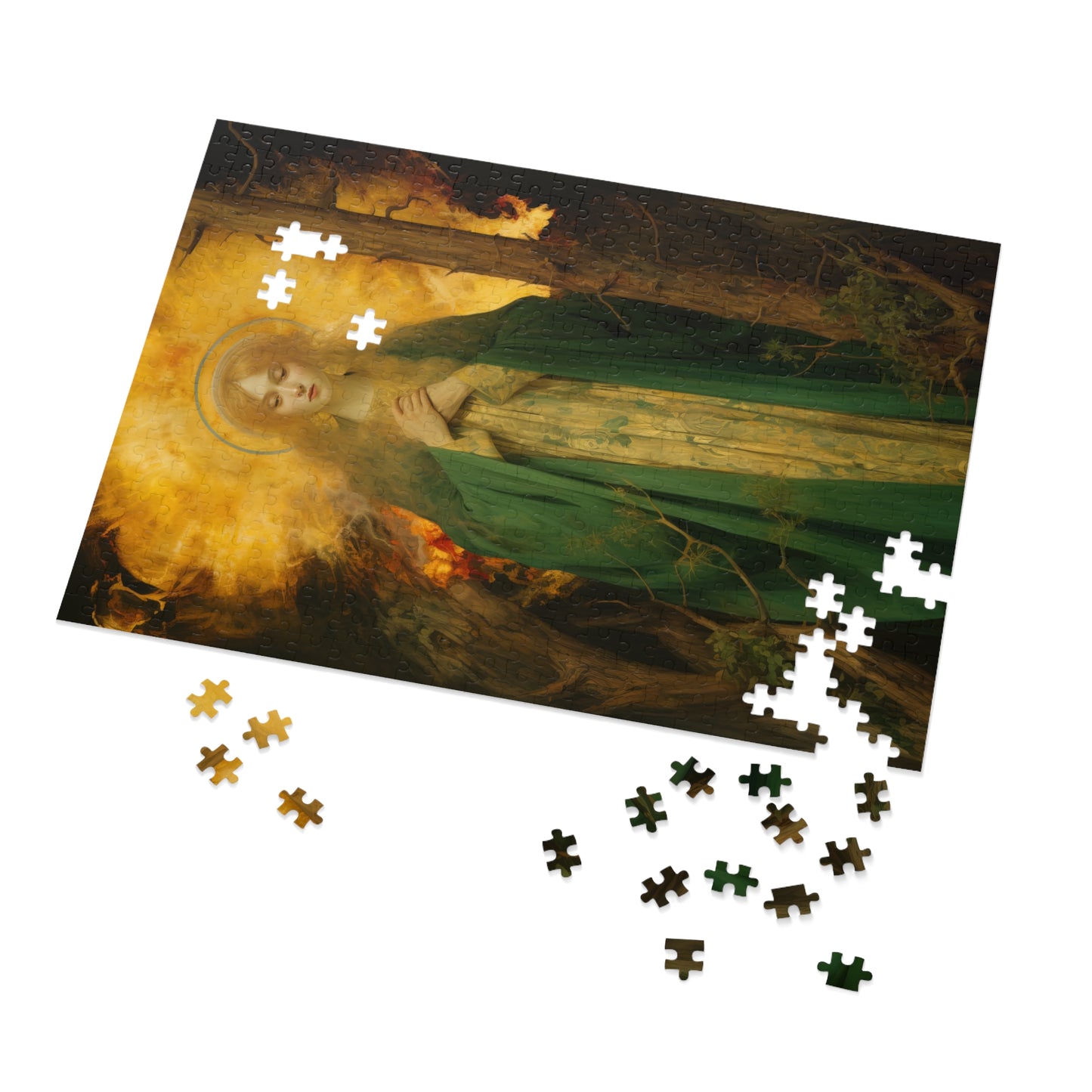 Saint Afra - Puzzle and Keepsake Tin - Religious Jigsaw Puzzle (30, 110, 252, 500,1000-Piece) - Religious Puzzle