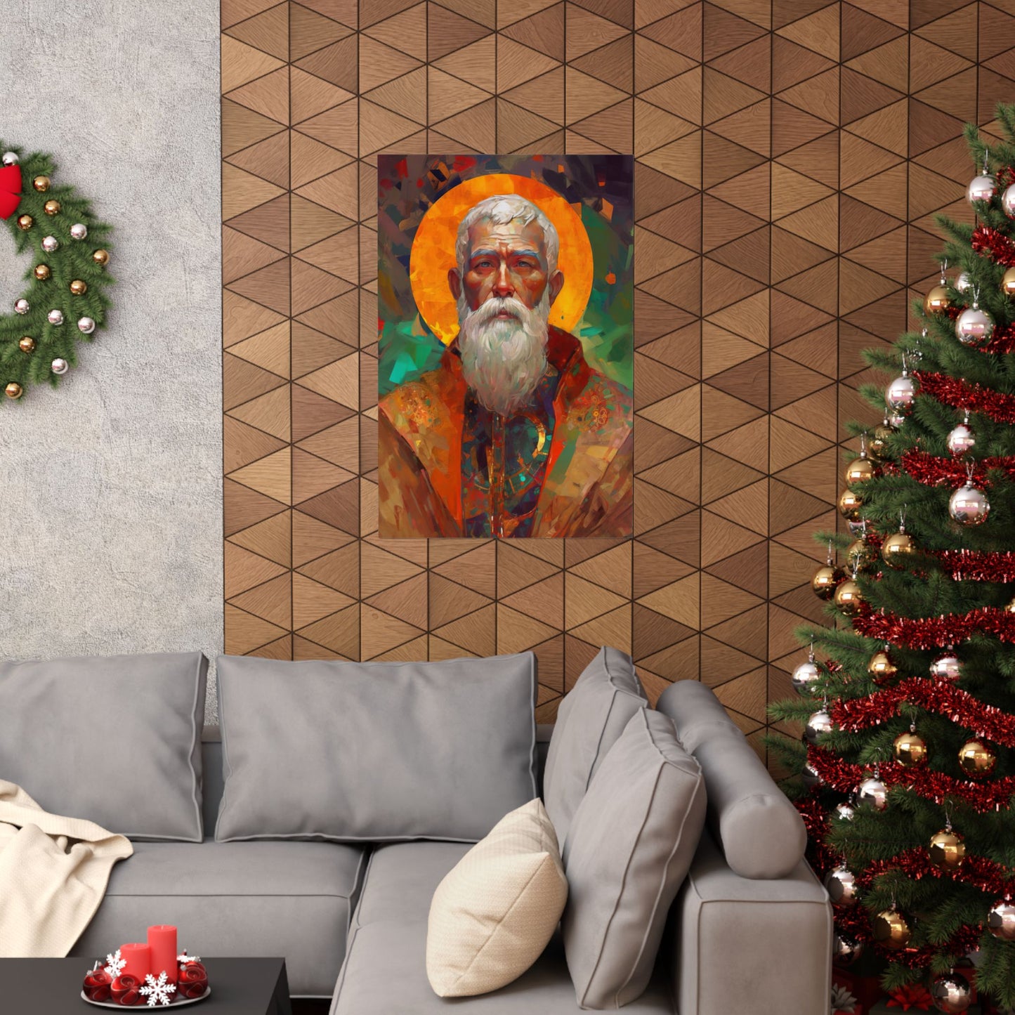 Saint Matthias the Apostle Print - Sanctified Souls Print - Multiple Sizes - Premium Matte Vertical Posters