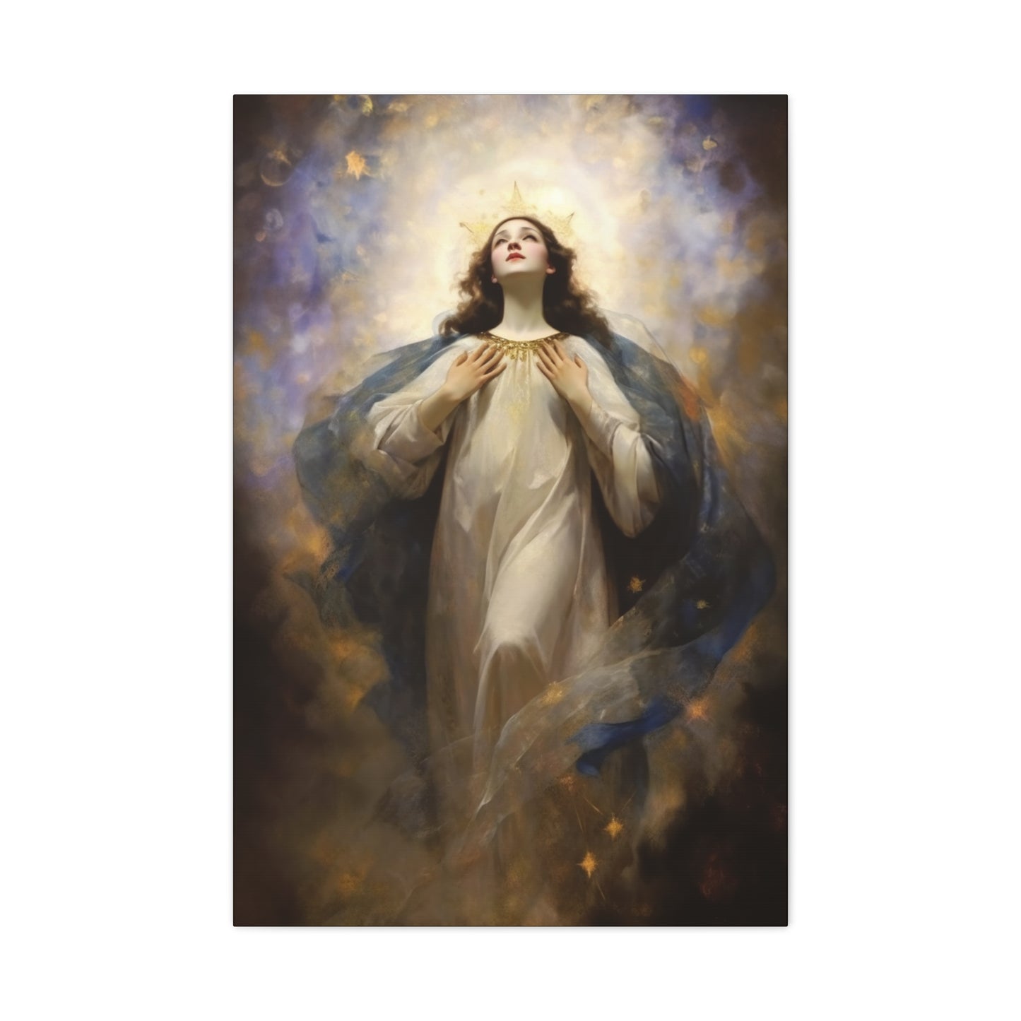 The Assumption of Mary - Museum Wrapped Canvas - Sanctified Souls Print - Religious Art for your Home