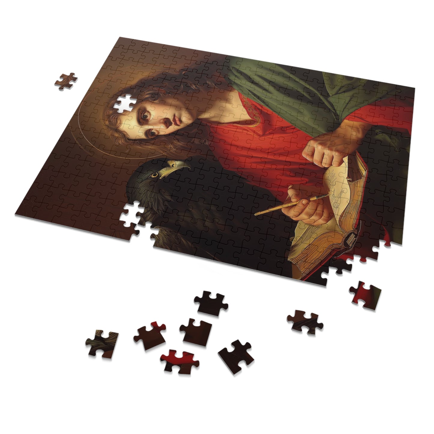 Saint John the Apostle - Puzzle and Keepsake Tin - Religious Jigsaw Puzzle (30, 110, 252, 500,1000-Piece) - Religious Puzzle