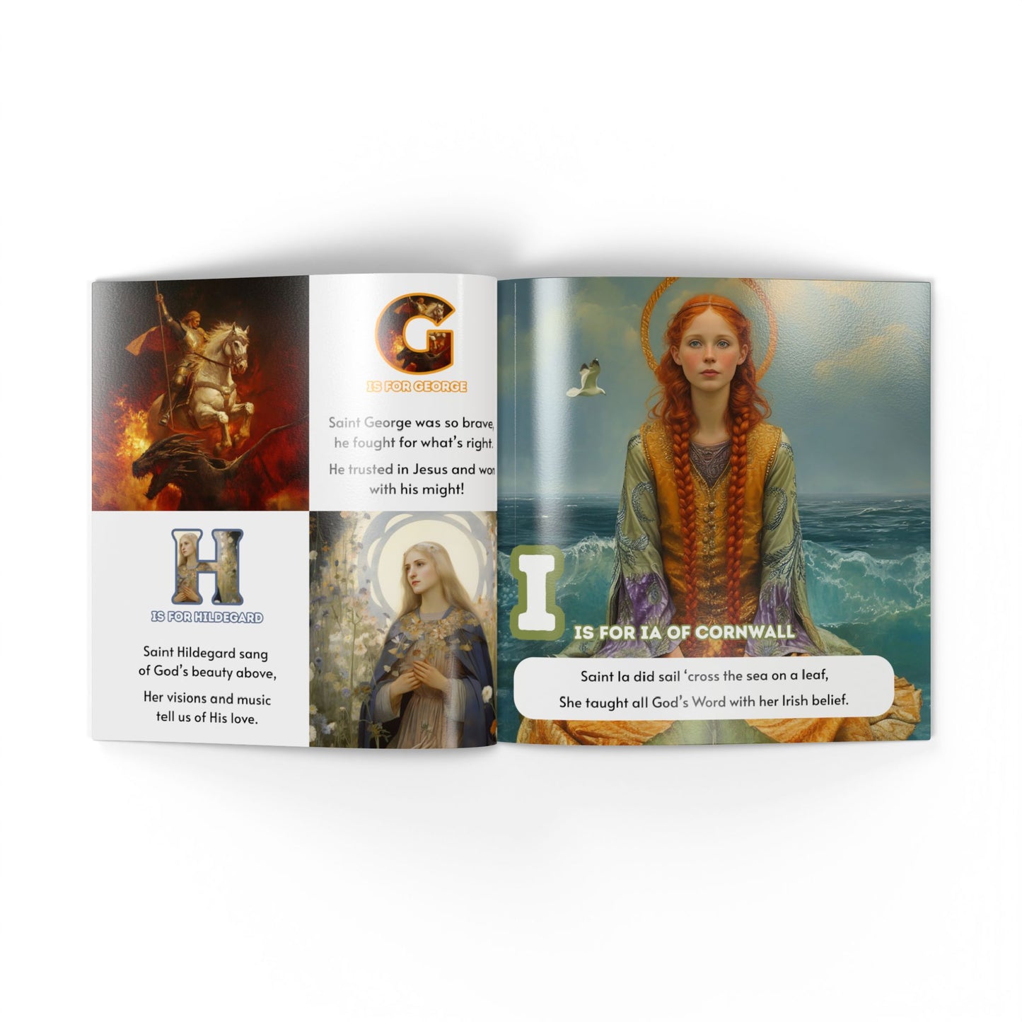 A is for Agnes (Softcover) The ABCs of the Saints - A Child's Guide to the Saints - Catholic ABC Book | Saints Alphabet Book for Kids