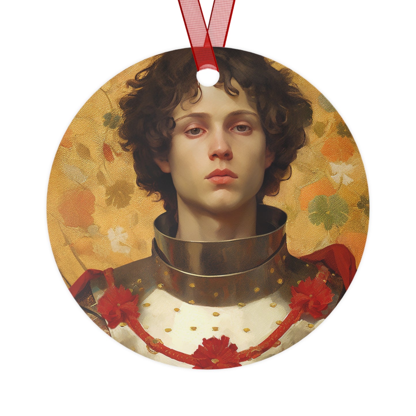 Saint Martin of Tours - Religious Holiday Christmas Ornament and Keepsake - Double sided Keepsake Religious Ornament