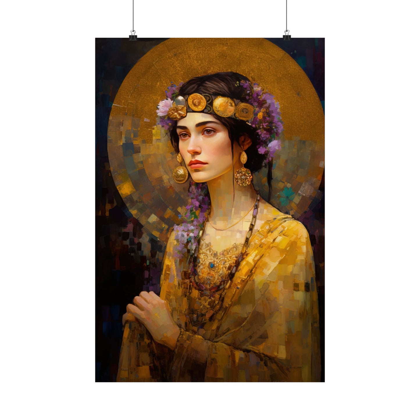 Saint Lydia Purpuraria - Sanctified Souls Print - Multiple Sizes - Premium Matte Vertical Posters