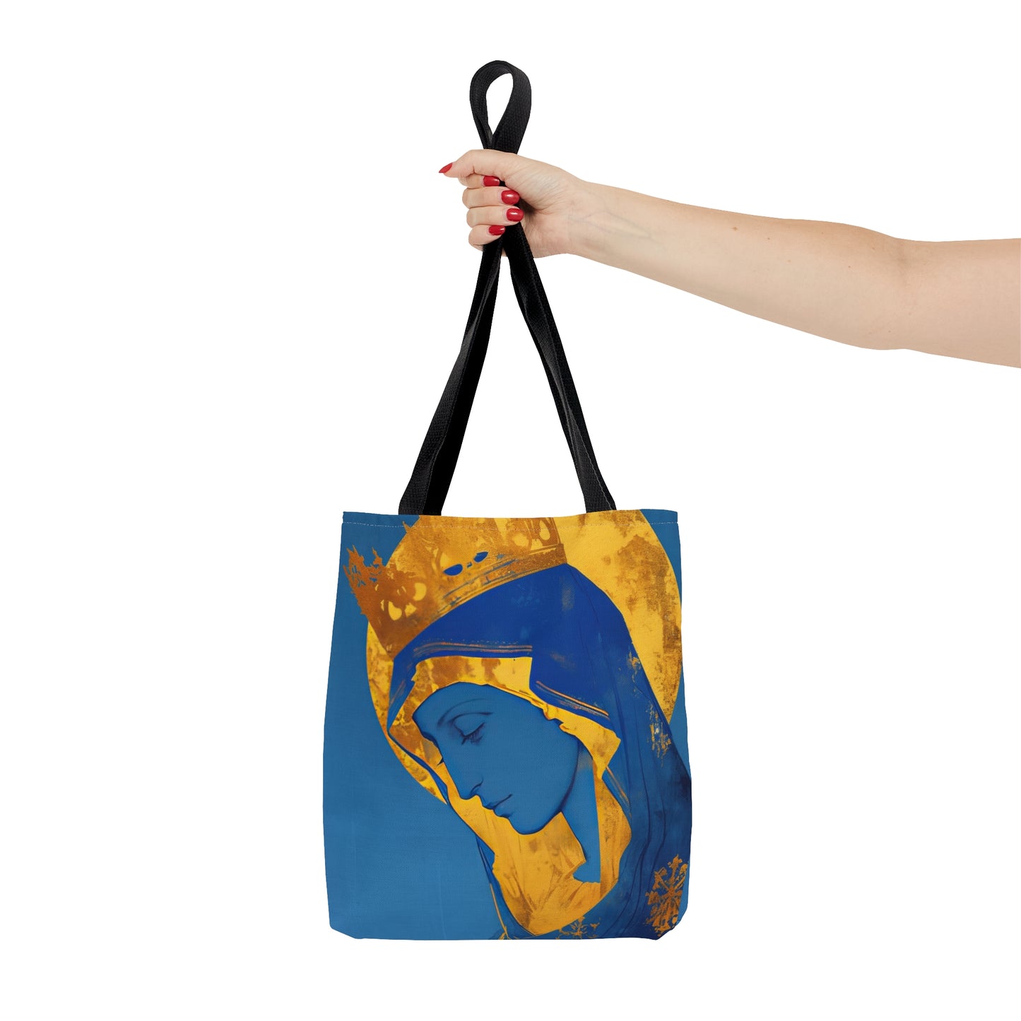 Mother Mary - Light of All Faithful Tote Bag - Large Medium Small Faith Art Bag - Catholic Faith Purse - Religious Carry All