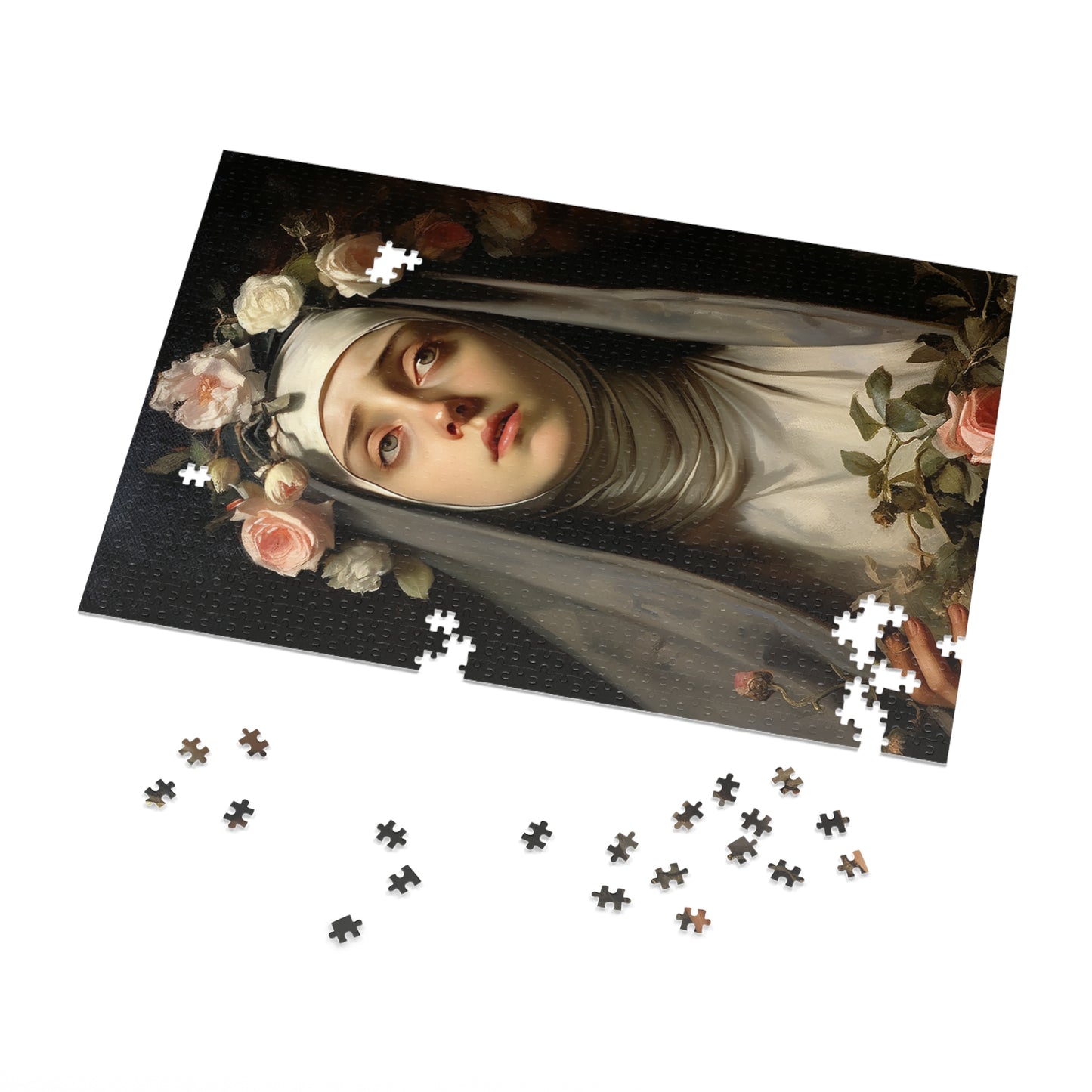 Saint Rose of Lima - Puzzle and Keepsake Tin - Religious Jigsaw Puzzle (30, 110, 252, 500,1000-Piece) - Religious Puzzle