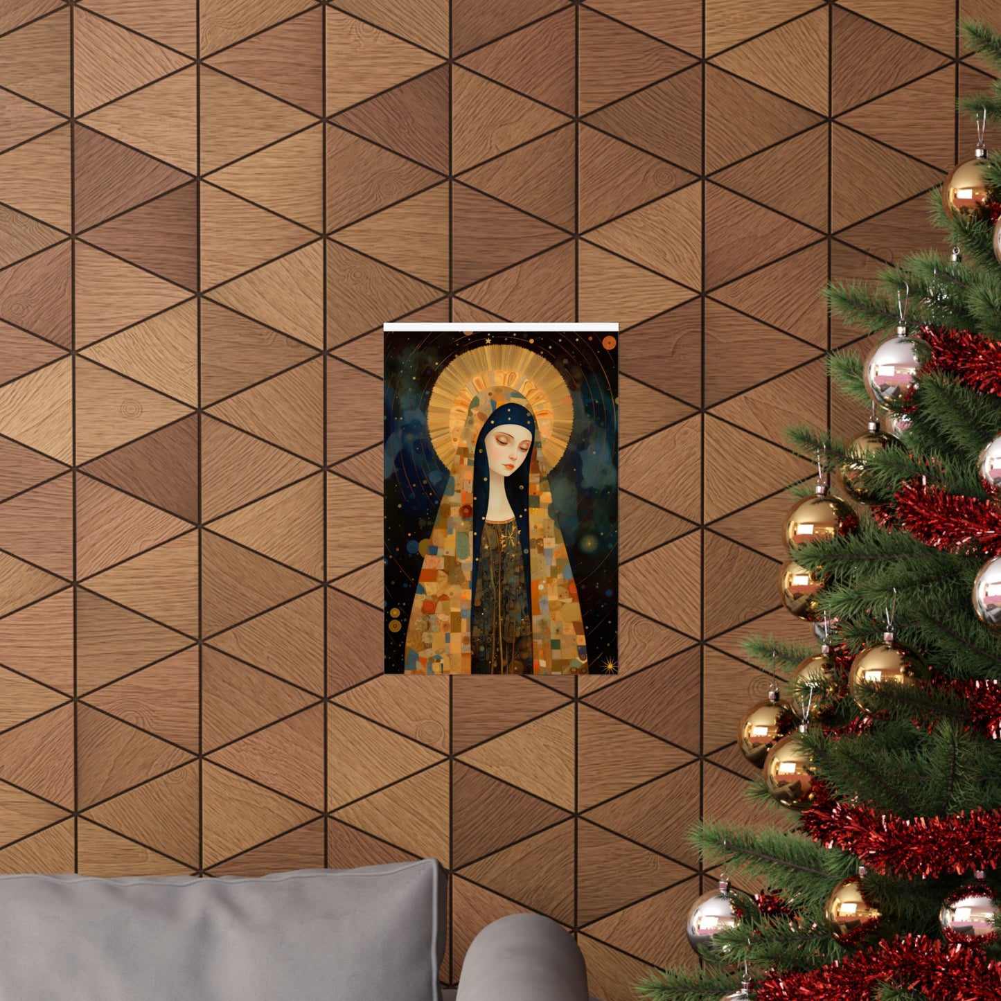 The Eternally Beloved: Mary in Art - Sanctified Souls Print - Multiple Sizes - Premium Matte Vertical Posters