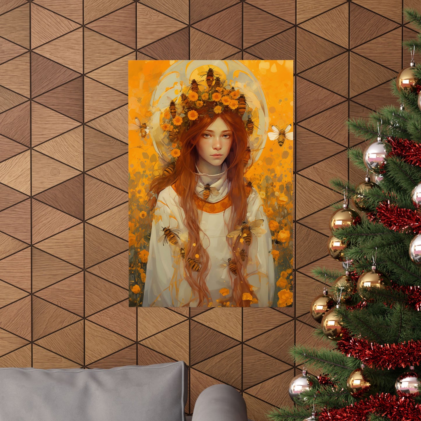 Saint Abigail - Sanctified Souls Print - Multiple Sizes - Premium Matte Vertical Posters