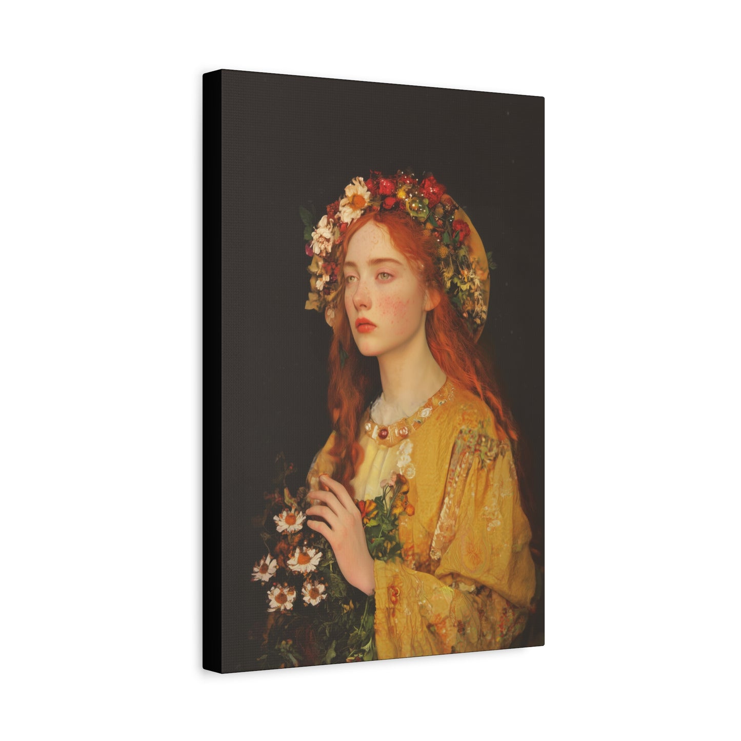 Radiance of Repentance - Mary Magdalene's Renewal - Museum Wrapped Canvas - Print - Religious Art for your Home - Prayer Room - Catholic