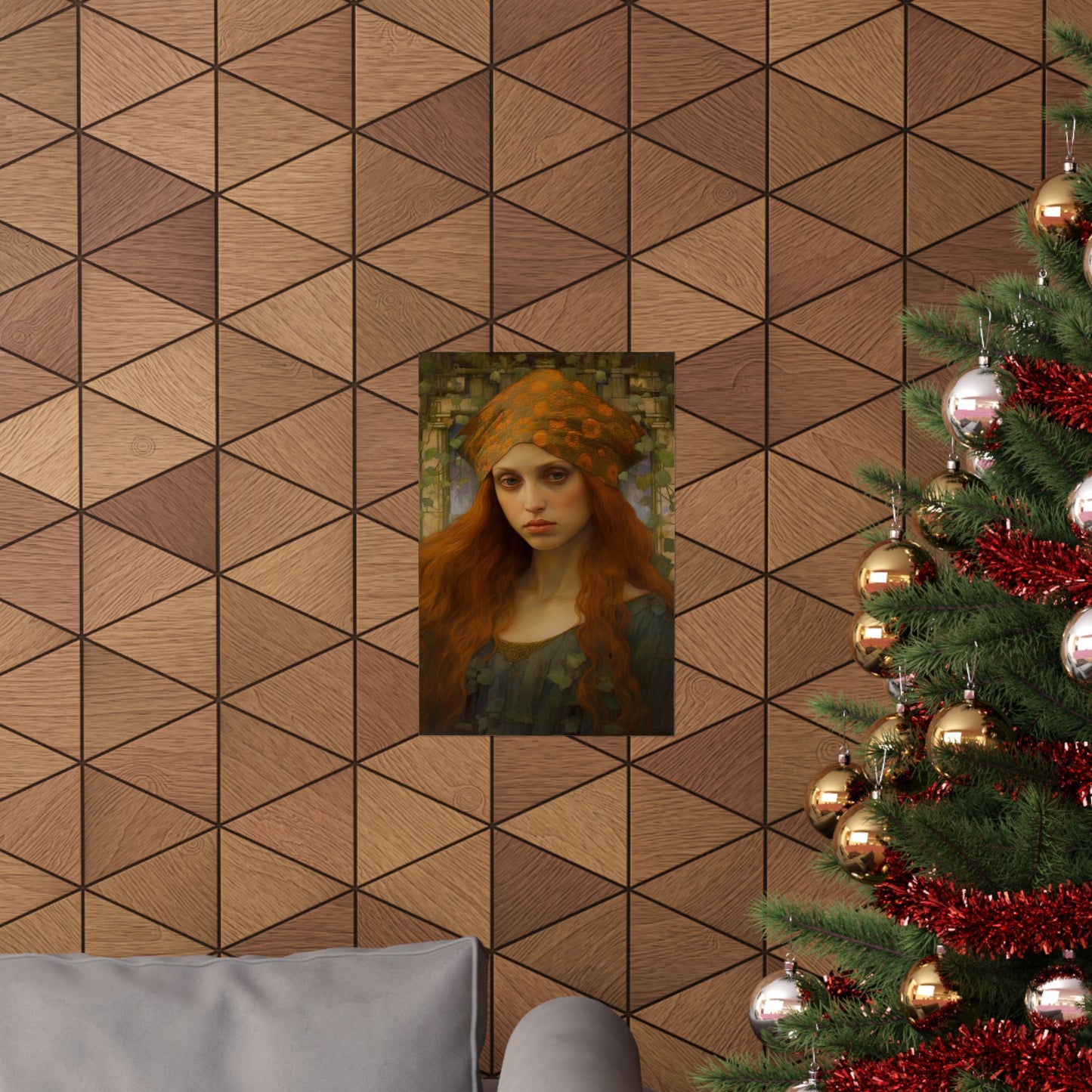 Gaze of Devotion : Mary Magdalene Print - Sanctified Souls Print - Multiple Sizes - Premium Matte Vertical Posters