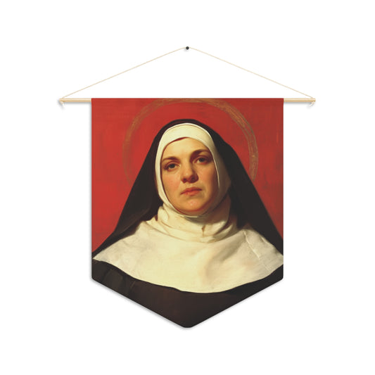 Saint Maria Giuseppa Rossello - Wall Banner / Wall Hanging - Christian Art - Prayer room - 18" x 21"