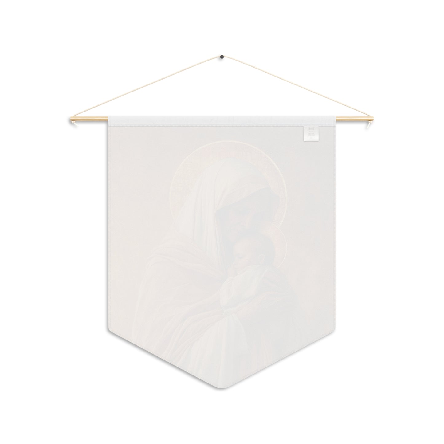 Saint Anna the Prophetess Pennant / Banner / Wall Hanging - Prayer room art - 18" x 21" - Catholic prayer Religious - Large Print