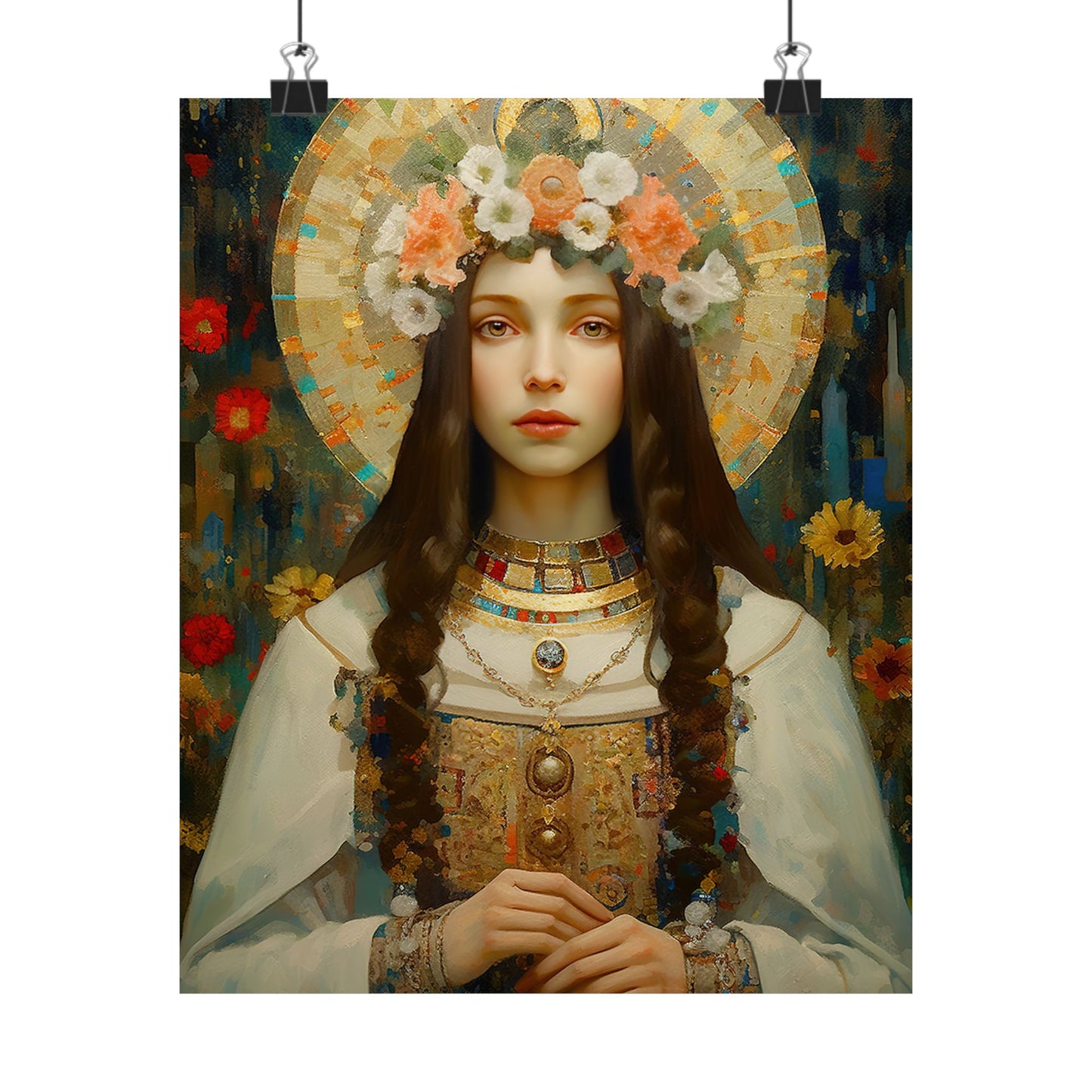 Saint Dorothy - Sanctified Souls Print - Multiple Sizes - Premium Matte Vertical Posters