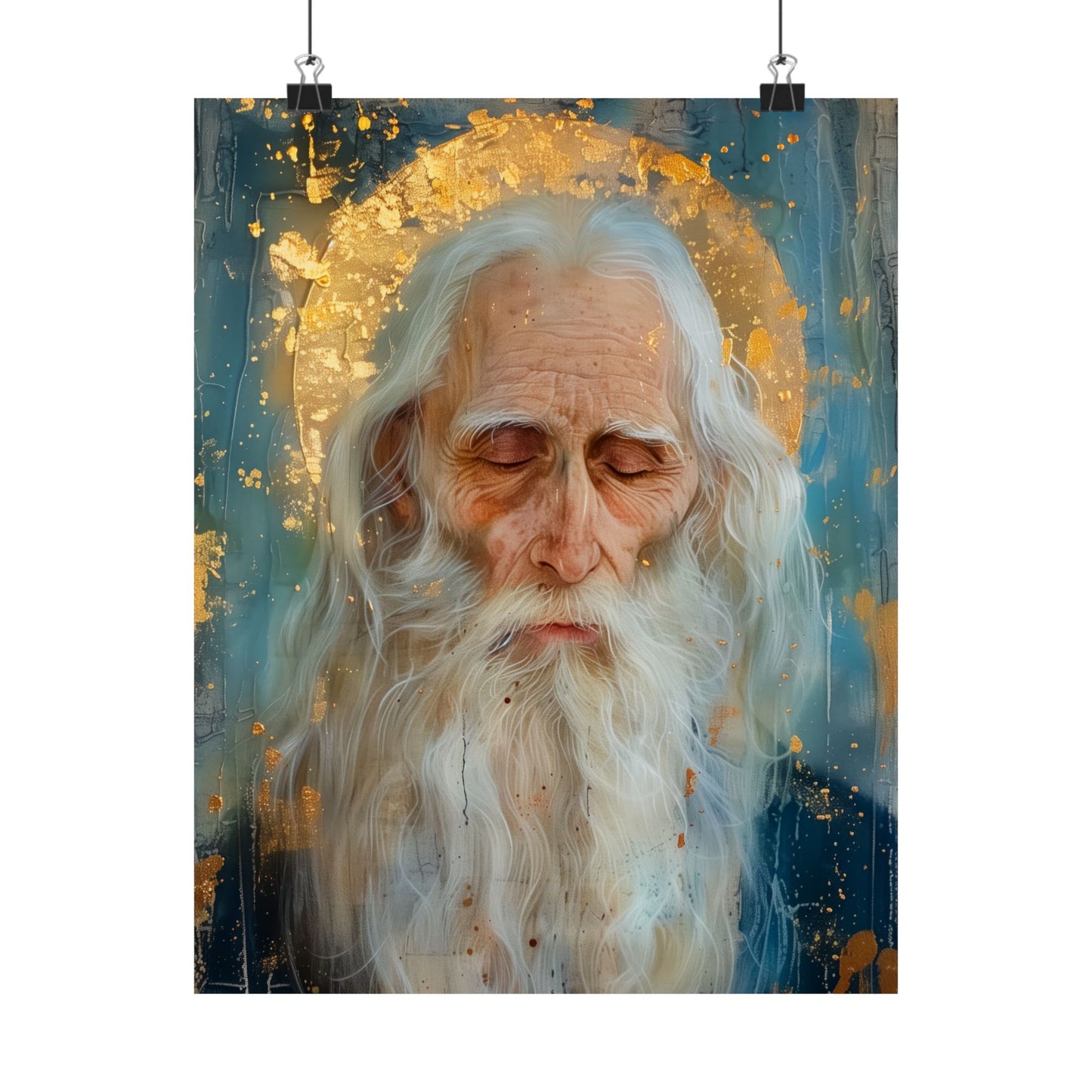 Saint Paul the Simple Print - Sanctified Souls Print - Multiple Sizes - Premium Matte Vertical Posters - Catholic Saint Art - Home decor