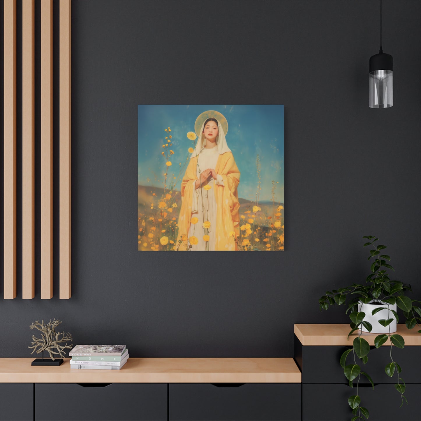 Saint Agatha Lin - Gallery Wrapped Canvas - Print - Religious Art for your Home - Catholic Art