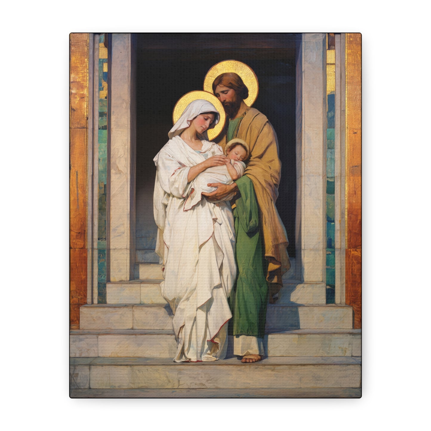 The Feast of the Presentation of the Lord - Holy Family - Gallery Wrapped Canvas - Print - Religious Art for your Home - Catholic art print - prayer room art