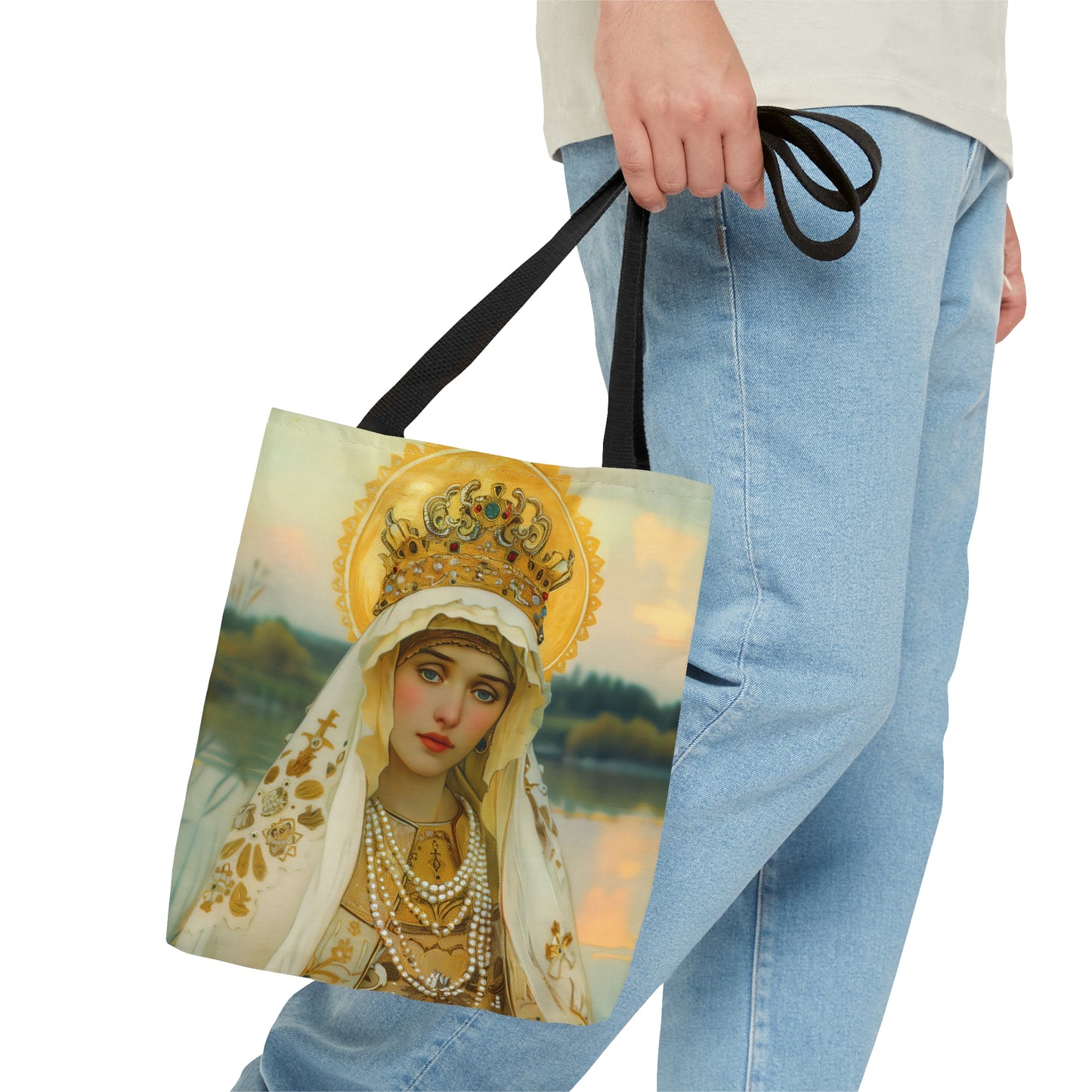 Saint Olga of Kyiv Tote Bag - Large Medium Small Faith Art Bag - Catholic Faith Purse - Religious Carry All