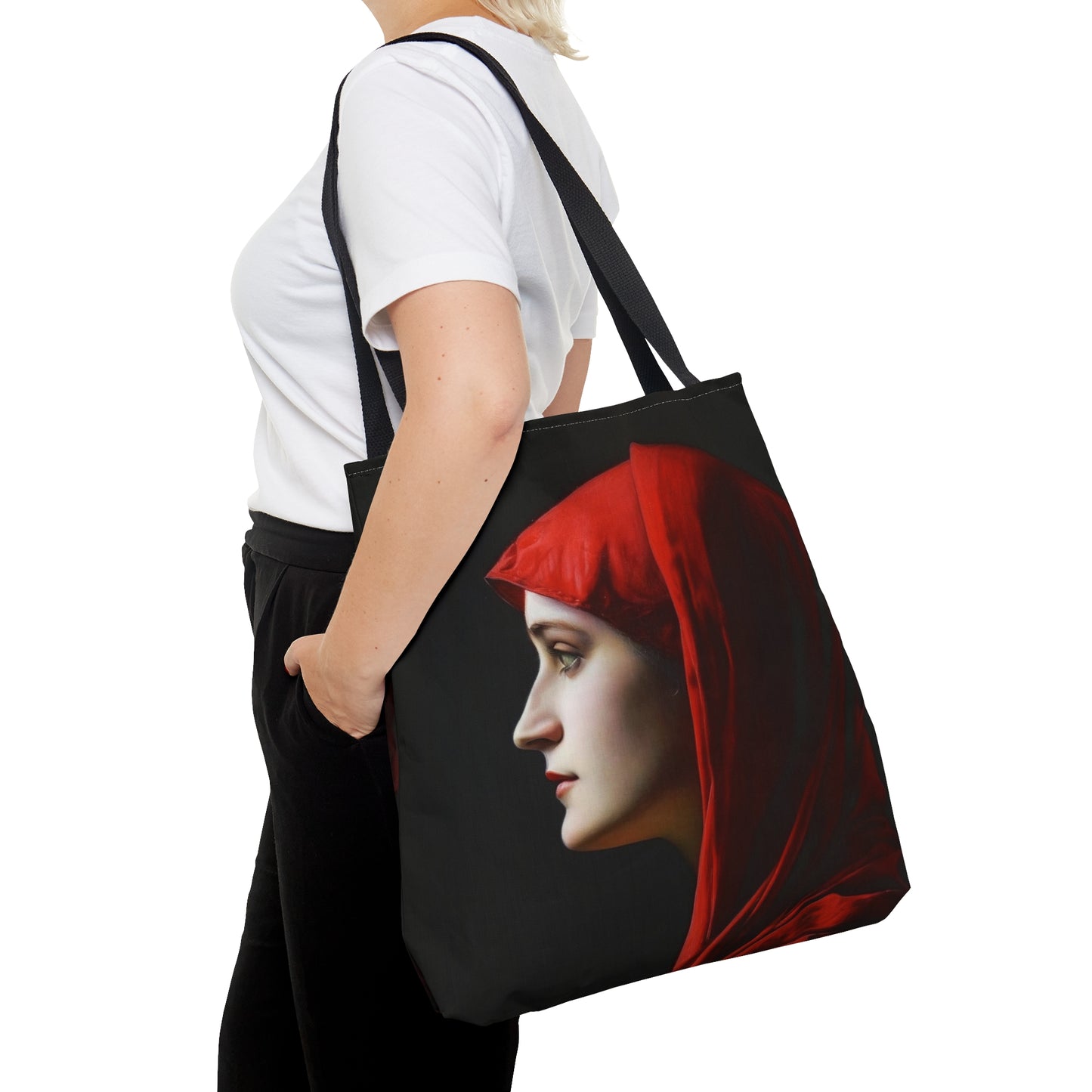 Saint Fabiola Tote Bag - Large Medium Small Faith Art Bag - Re usable Tote Purse - Double Sided - Catholic Art Bag