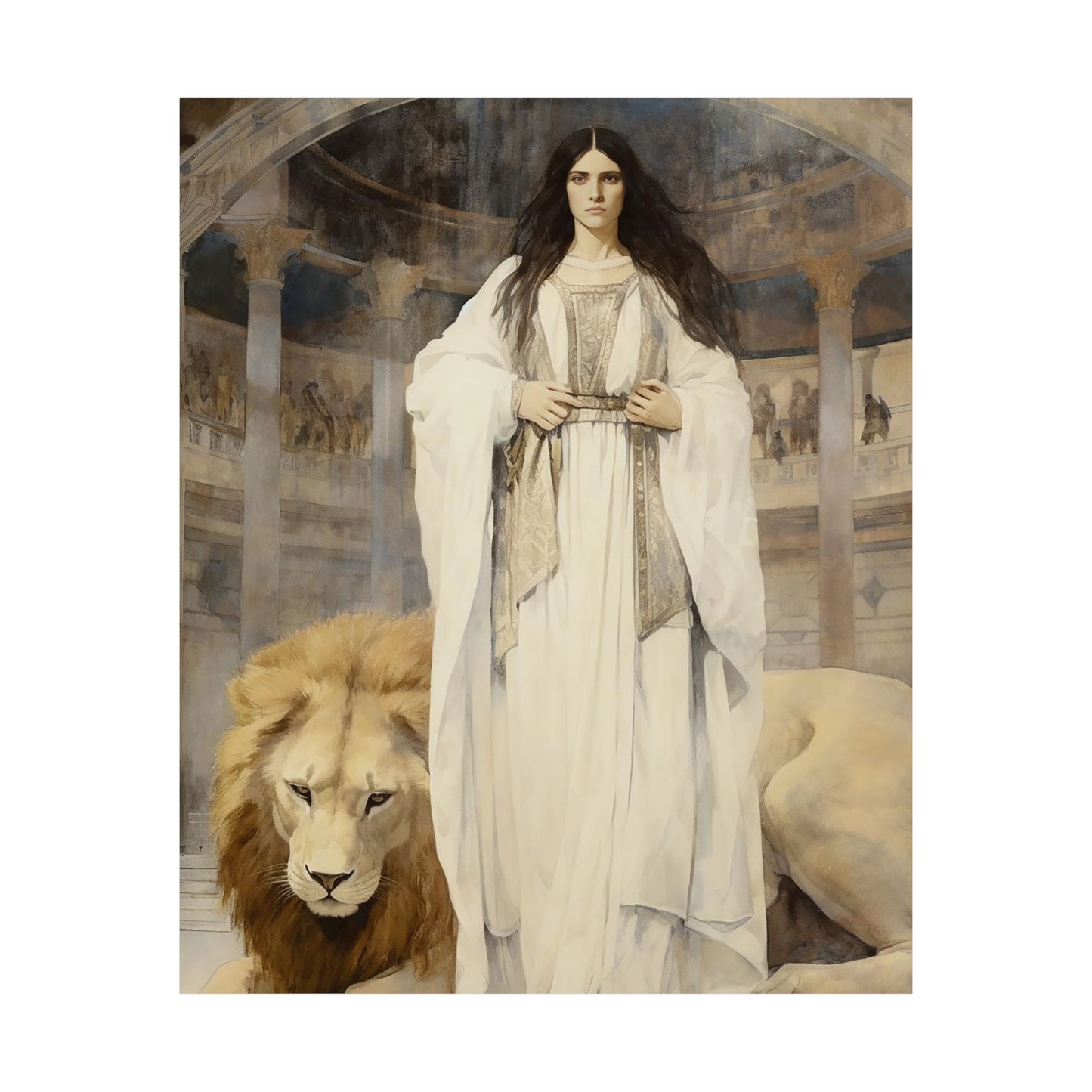 Saint Euphemia Print - Sanctified Souls Print - Multiple Sizes - Premium Matte Vertical Posters